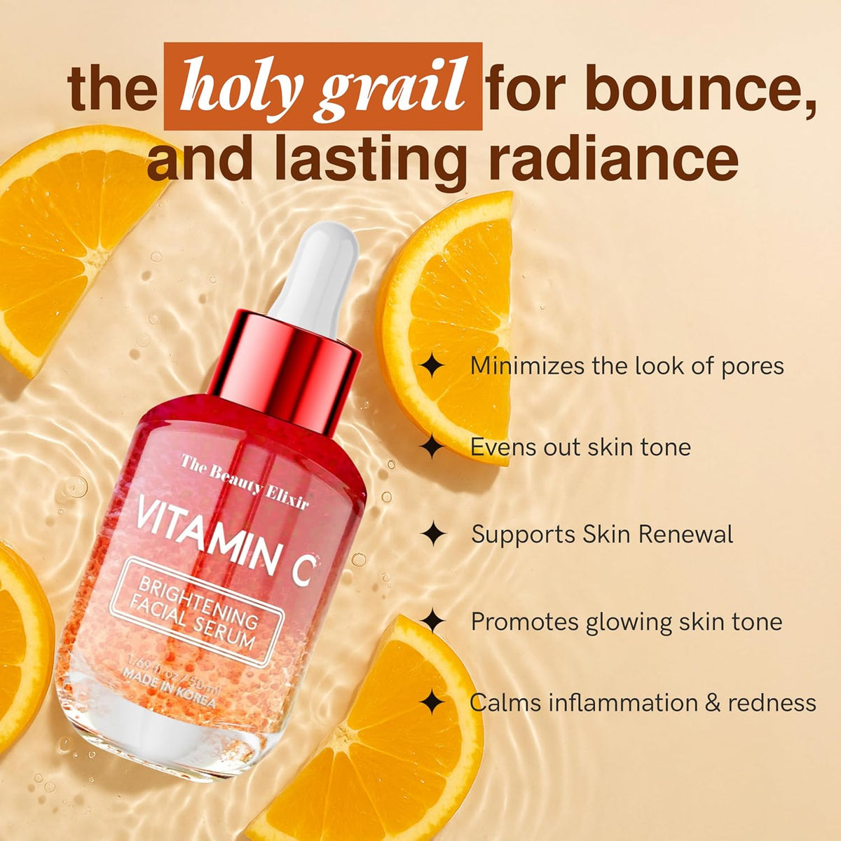Vitamin C Serum For Face - Dermatologist Tested - Anti-Aging & Dark Spot Remover - Brightening