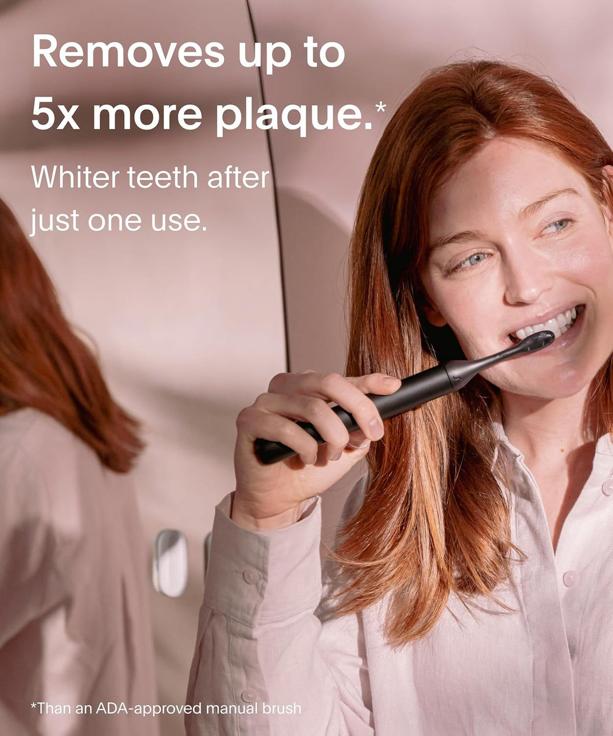 SURI Recyclable Plant-Based, Electric Toothbrush Heads - Built-in Tongue Scraper, Long Lasting