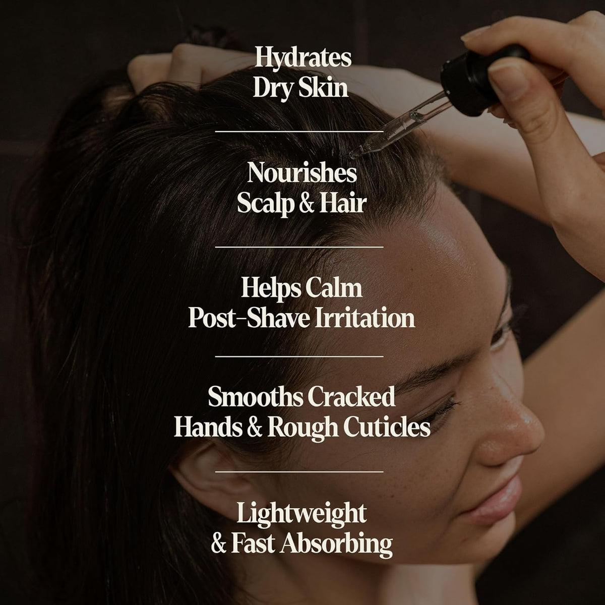 Black Wolf Sonic Scalp Head Massager & 100% Pure Argan Oil Bundle - Hair Care Products for Healthy