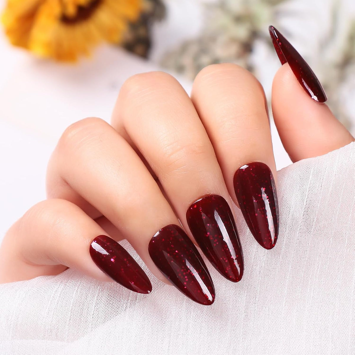 Major Dijit Quick Dry Nail Polish Rose Red Summer Nail Lacquer for Nail Art Regular Nail Polish