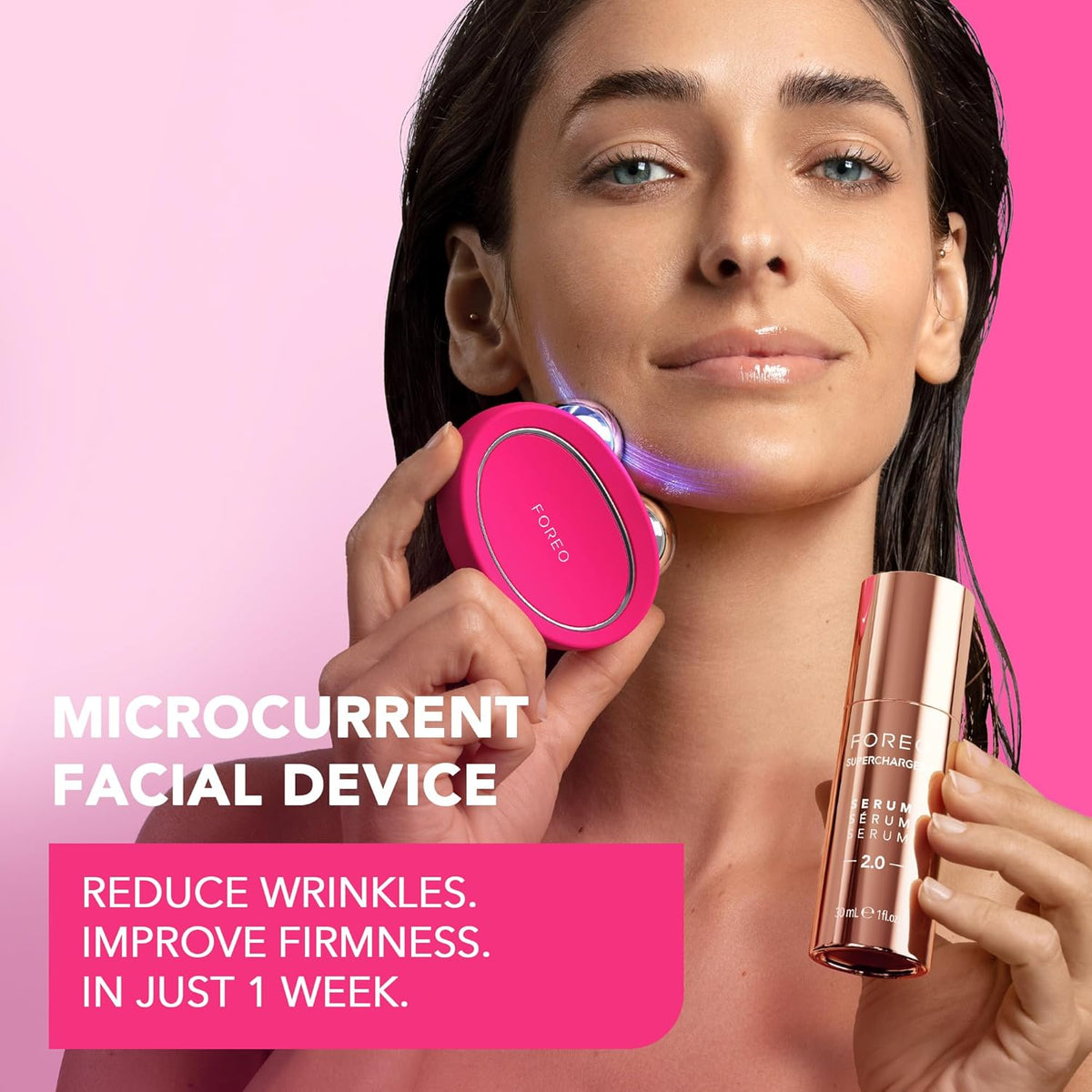 FOREO Bear 2 Advanced Toning Microcurrent Facial Device -Face Sculpting Tool - Firm & Contour