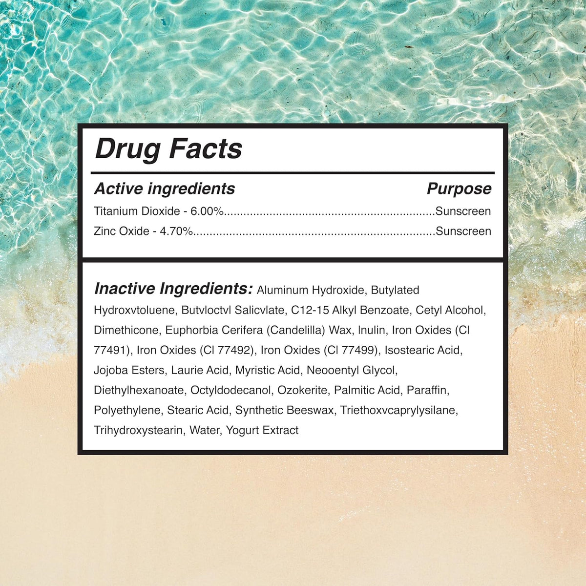 Surface Mineral Face Sunscreen Stick, Dry Touch SPF 50, Broad Spectrum UVA UVB Sun Protection for