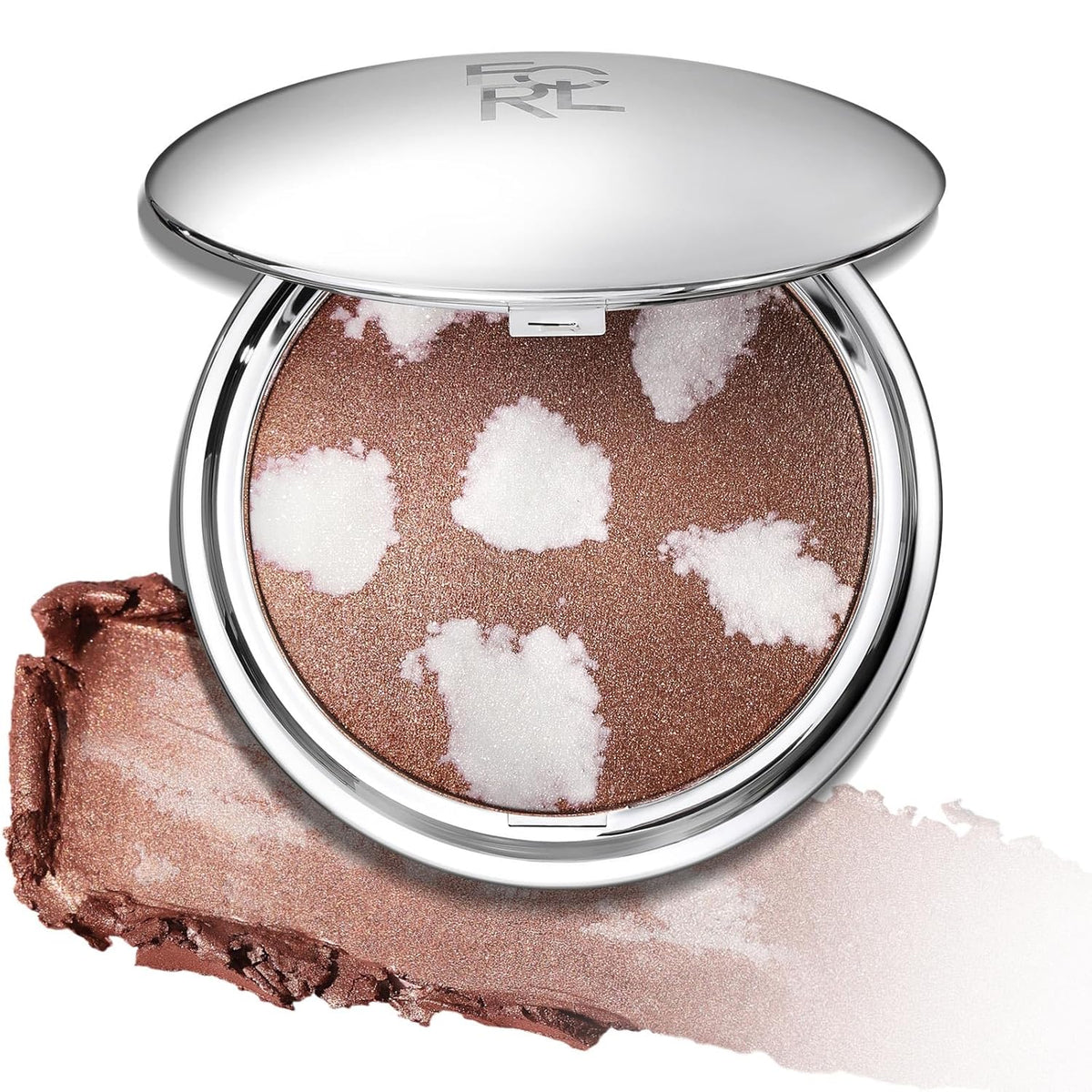 FOCALLURE Shimmer Face Highlighter Makeup Powder, Gel to Powder Glow Finish, Leaving a Lightweight