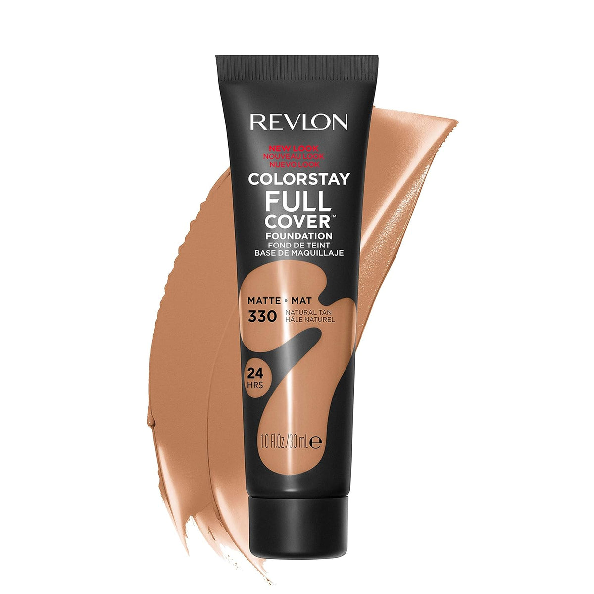Revlon ColorStay Full Cover Longwear Matte Foundation, Heat & Sweat Resistant Lightweight Face