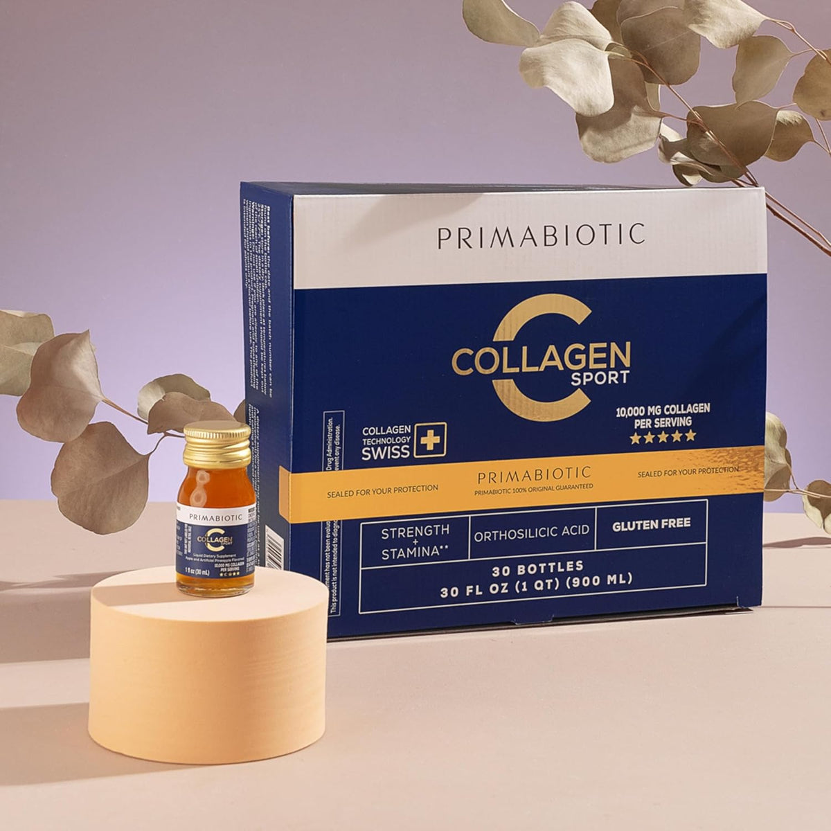 Liquid Collagen Sport- High Collagen Content [10,000 Mg] Per Serving - Hydrolyzed Collagen Drink