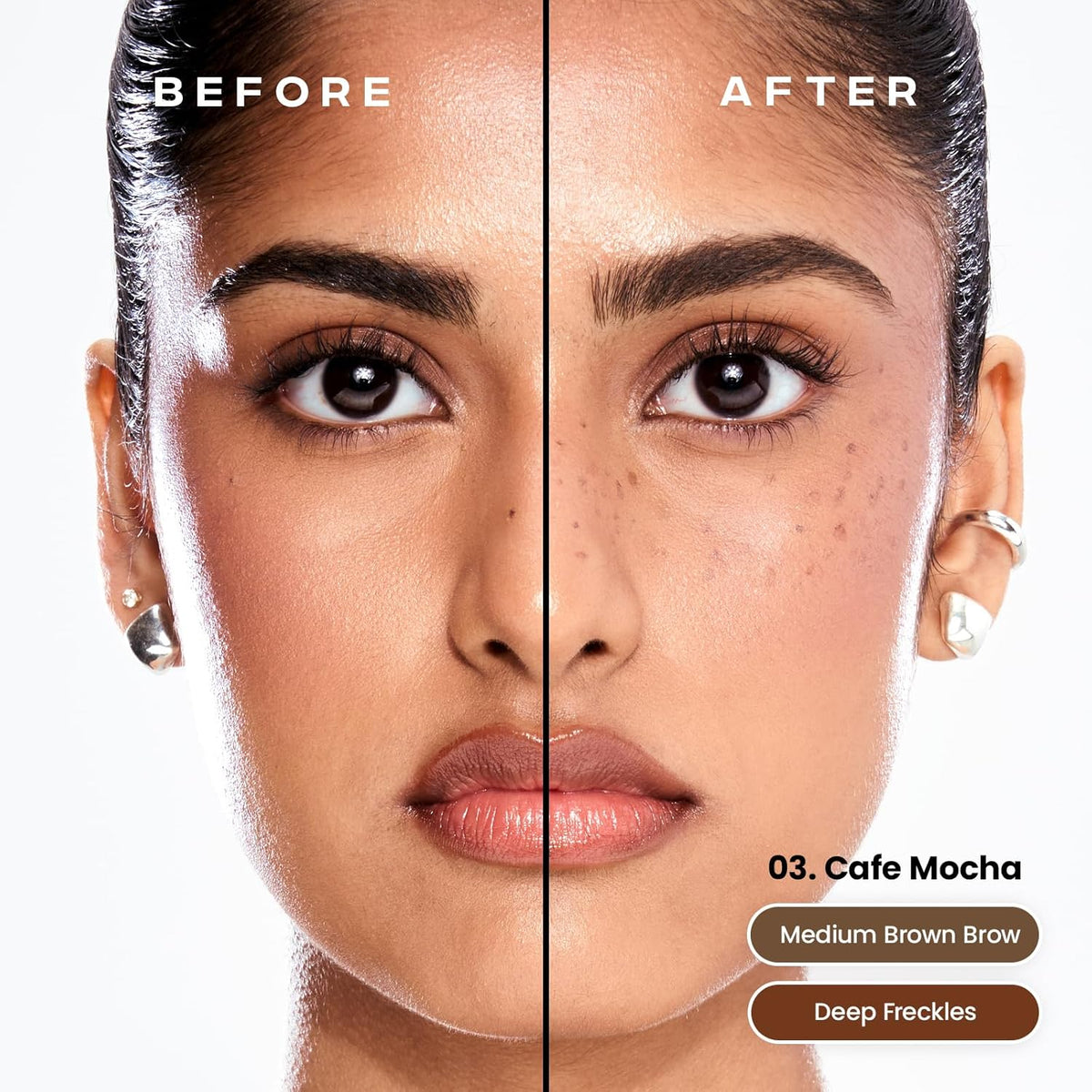 Sacheu Brow & Freckle STAY-N Tinted Eyebrow Gel & Faux Freckle Pen — 2-in-1 Longwear Water