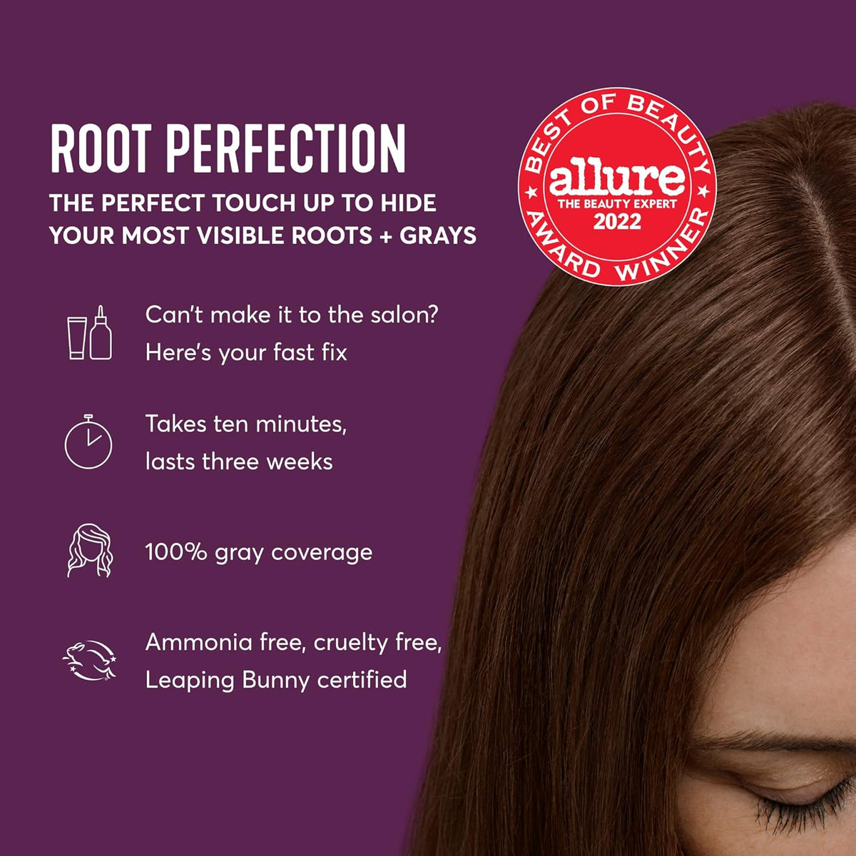 Madison Reed Root Perfection Permanent Root Touch Up, Medium Golden Brown 6G Dervio, 10 Minutes for