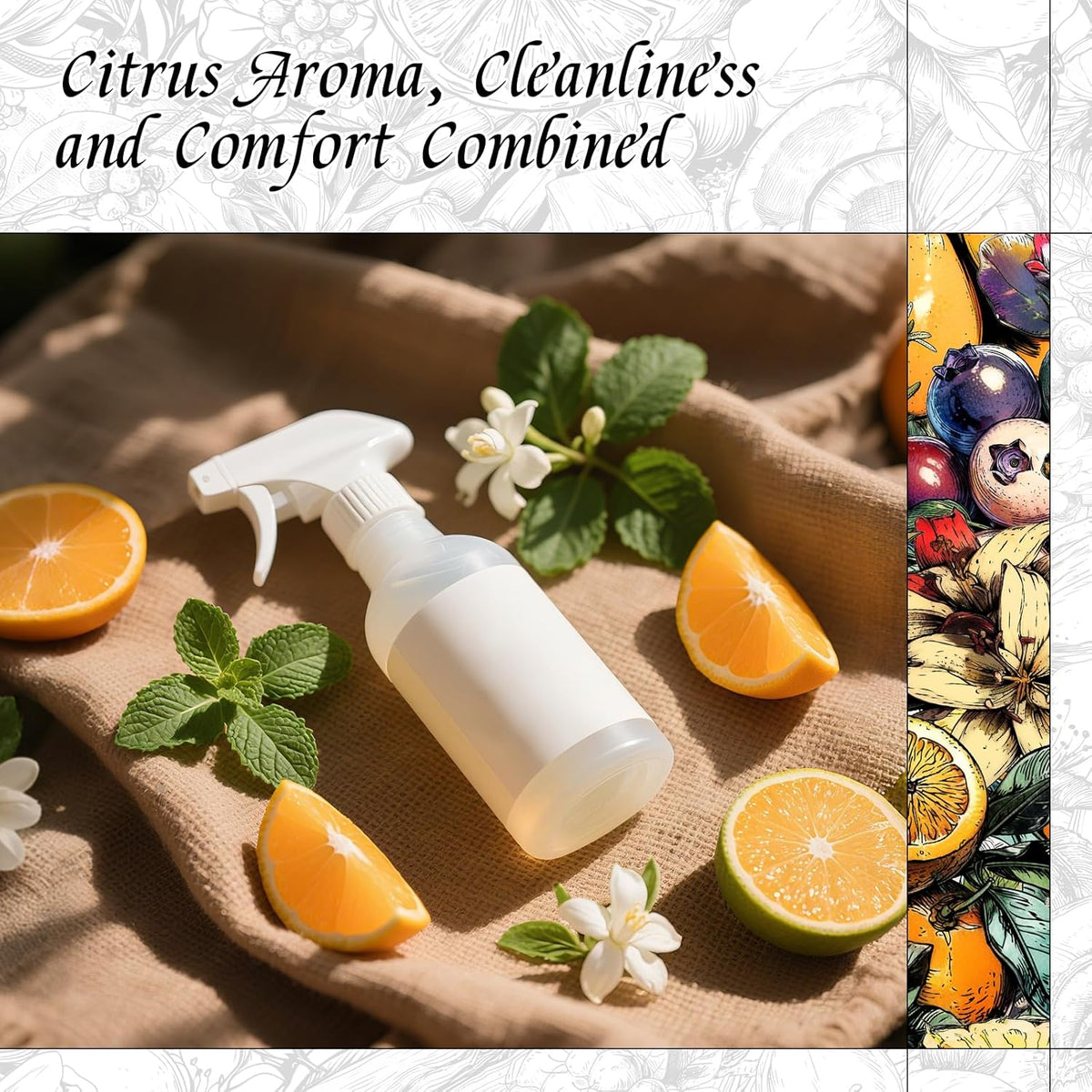 HIQILI Citrus Mirage Fragrance Oil for Candle & Soap Making, Perfect for Scent Diffuser &