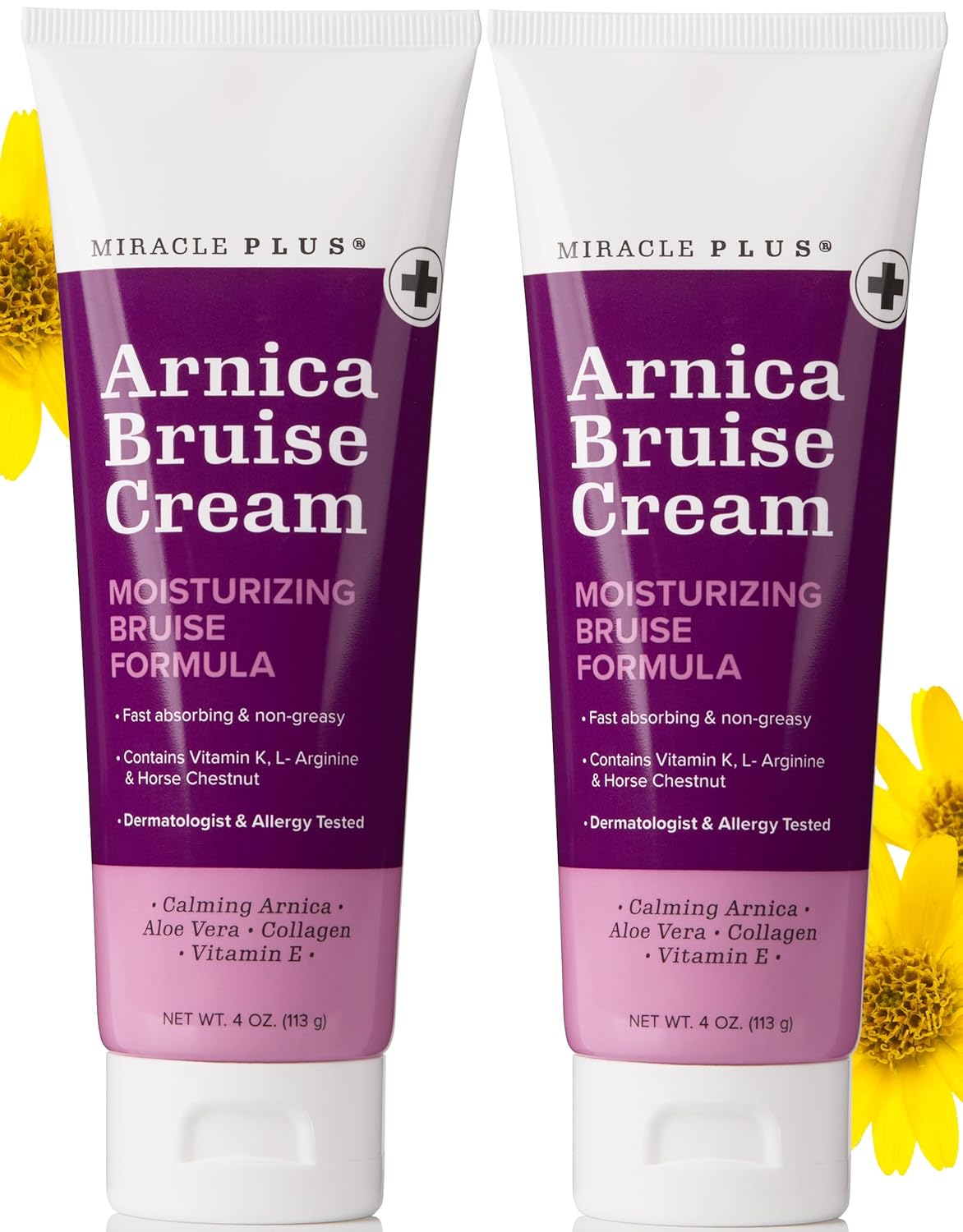 Miracle Plus Bruise Cream Extra Strength Arnica Cream Relief Lotion For Bruising And Swelling On