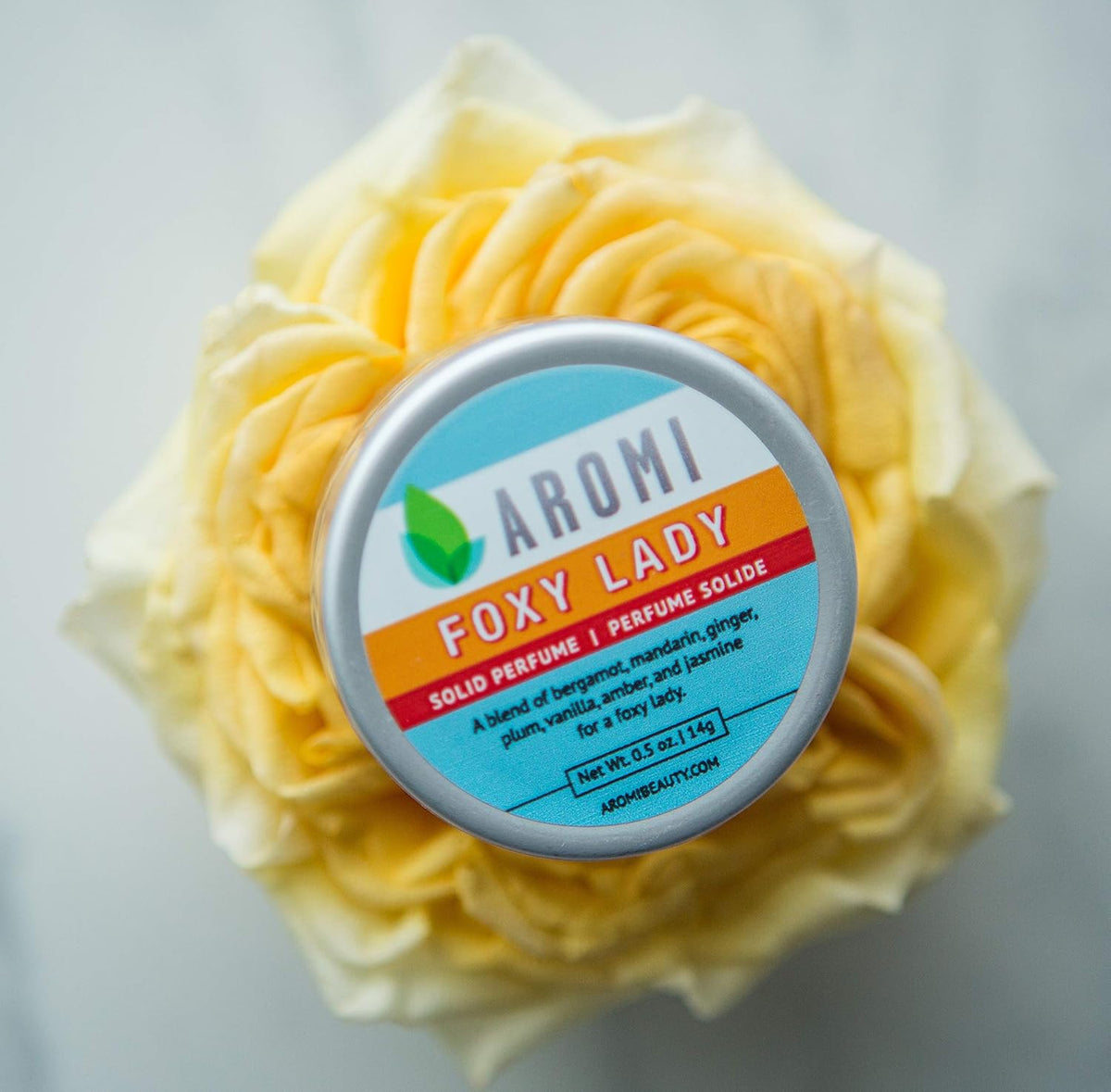 Aromi Solid Perfume | Floral Fragrance – Vegan & Cruelty-free Scent, Travel-Sized, Women’s Stocking