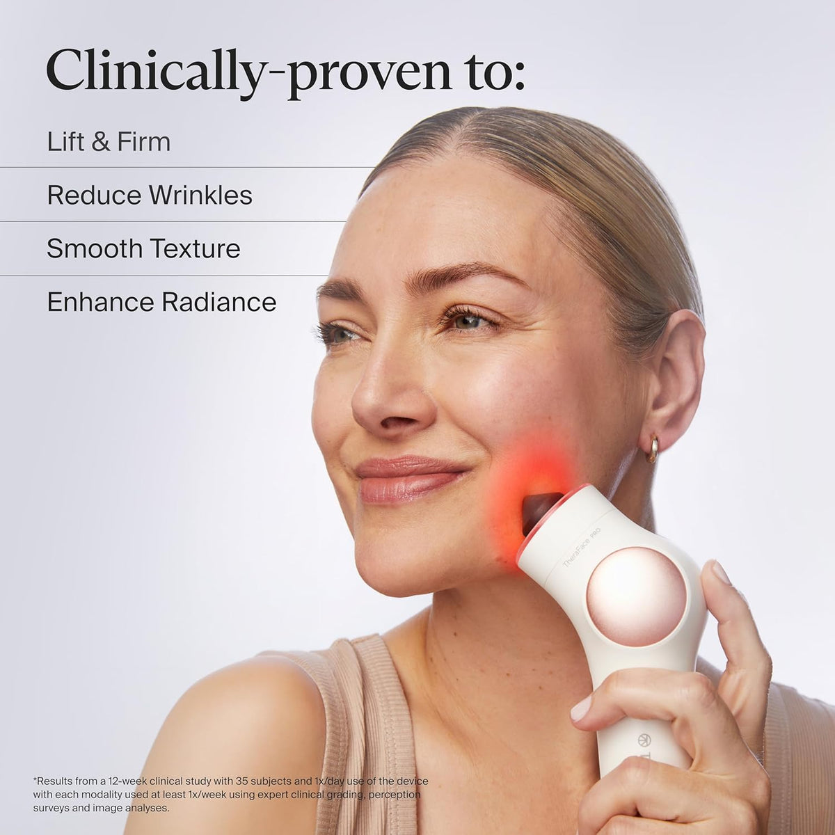 TheraFace Therabody TheraFace PRO - Microcurrent Facial Device, 8-in-1 Compact Face Massager&Facial