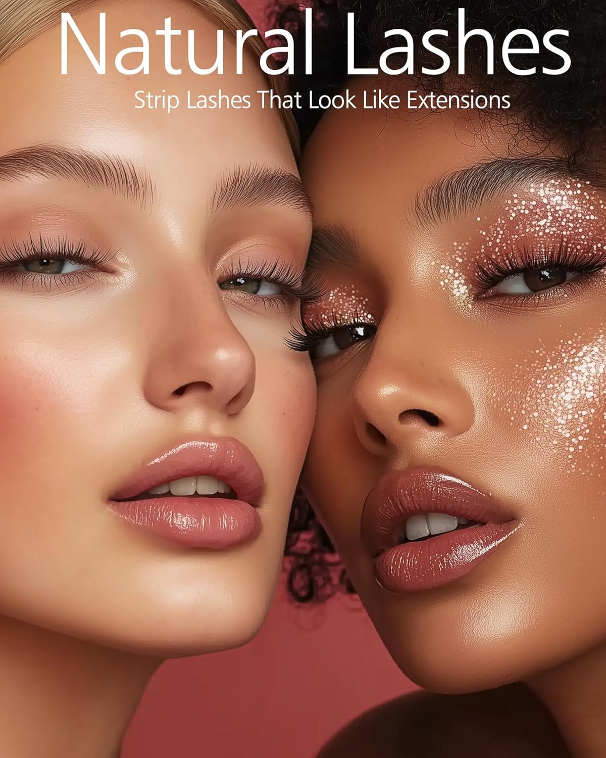 Eliace Luxurious 50 Pairs 5 Styles Cat Eye Lashes Wispy False Eyelashes Natural look 3D Mink Lashes