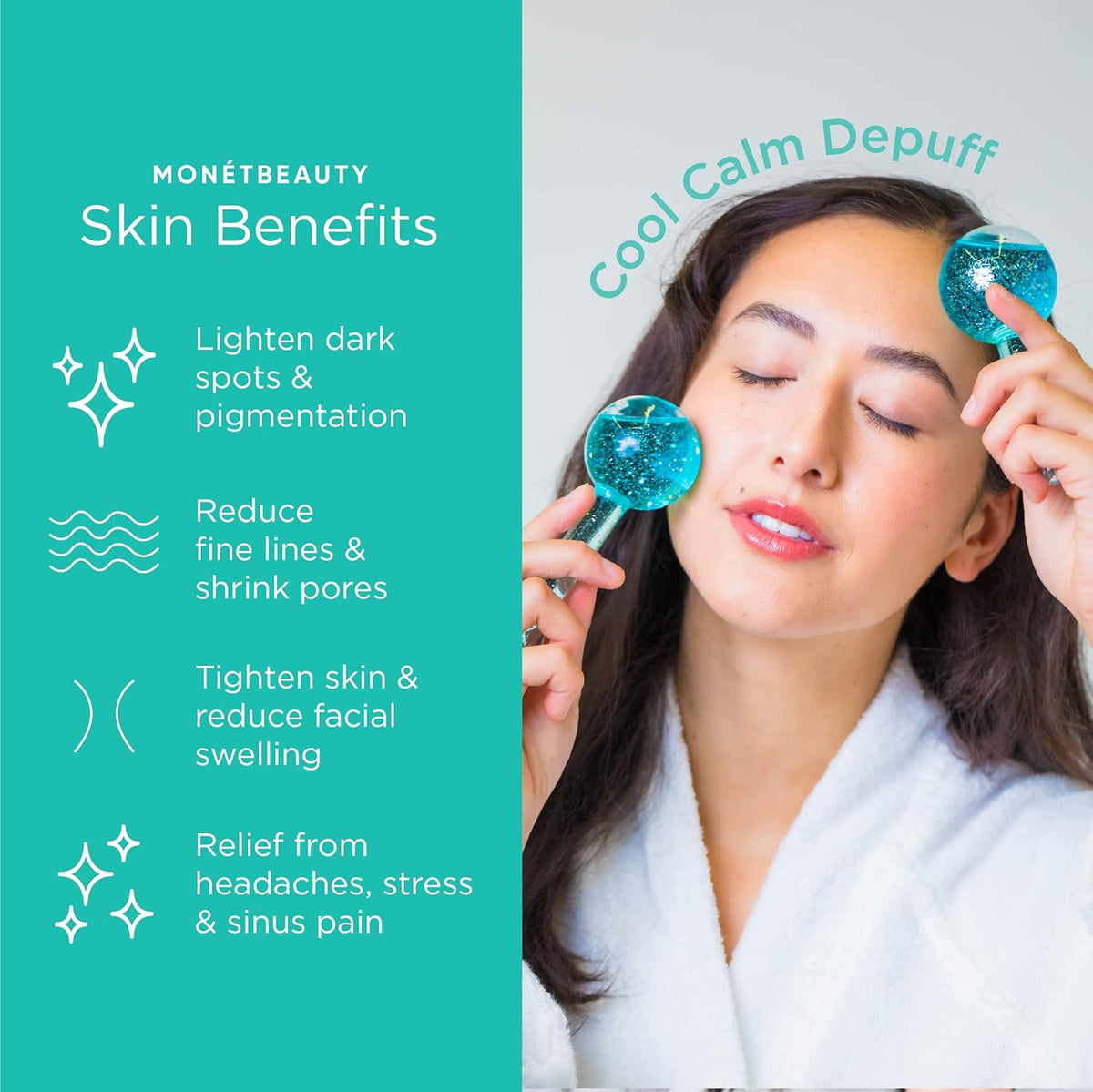 Ice Globes for Face, Freezer Safe and Highly Effective Facial Globes for Daily Beauty Routines