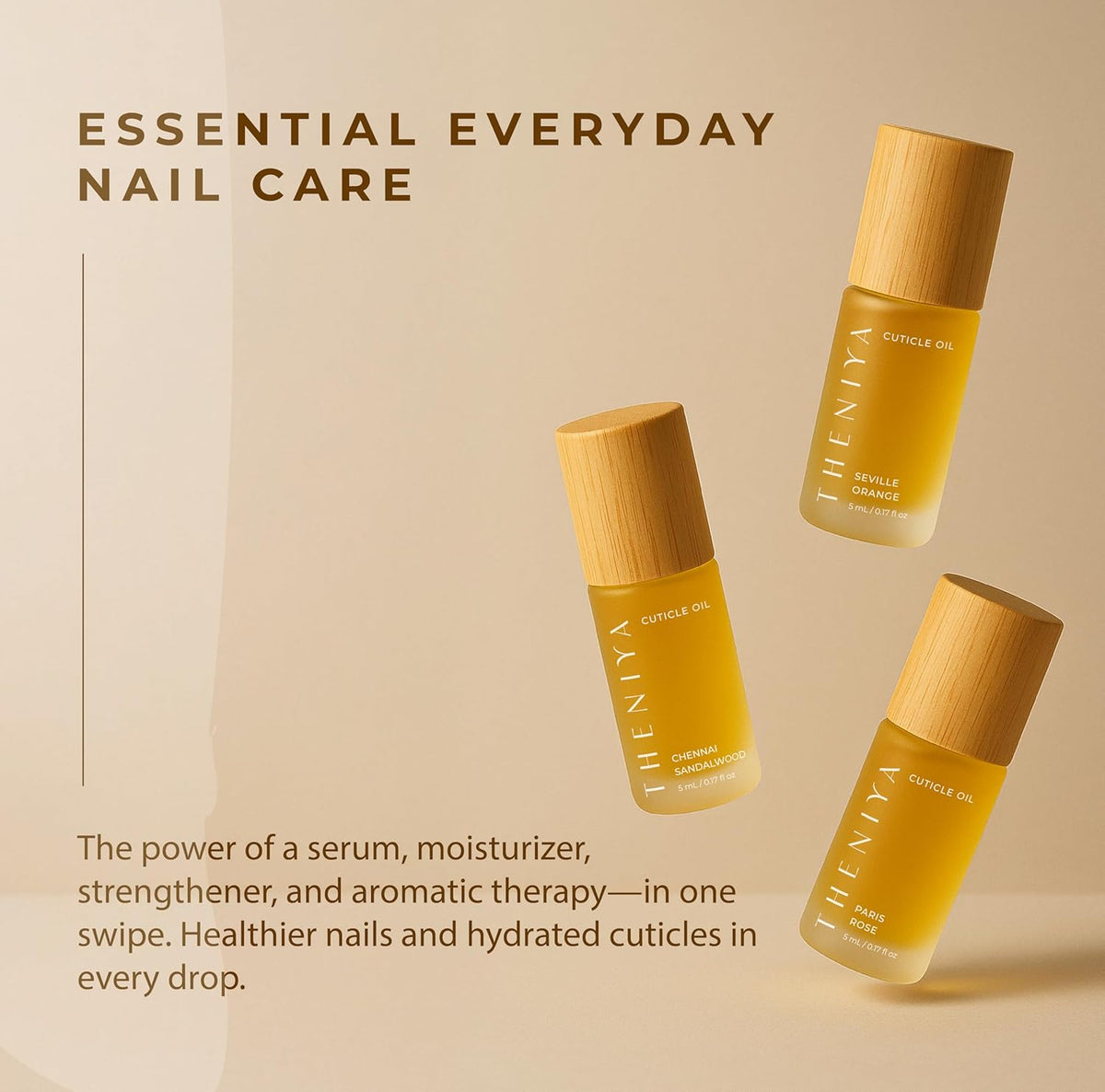 Cuticle Oil for Nail Strengthening and Growth – Hydrating, Vegan, Organic Formula with Jojoba &