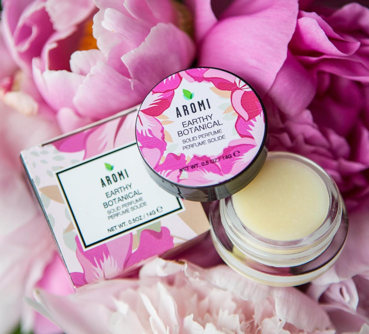 Aromi Solid Perfume | Woodsy, Floral Fragrance, Vegan, Cruelty-free, Travel, Women’s Gift, Apple