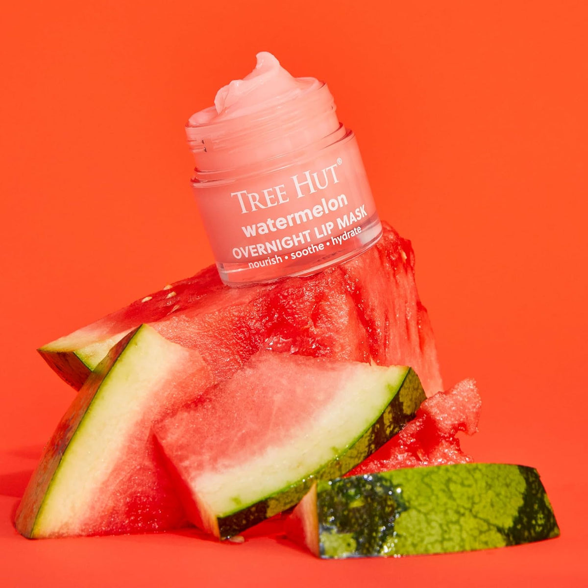 Tree Hut Watermelon Overnight Lip Mask | Leave on Overnight & Wake up to Soft, Hydrated Lips |