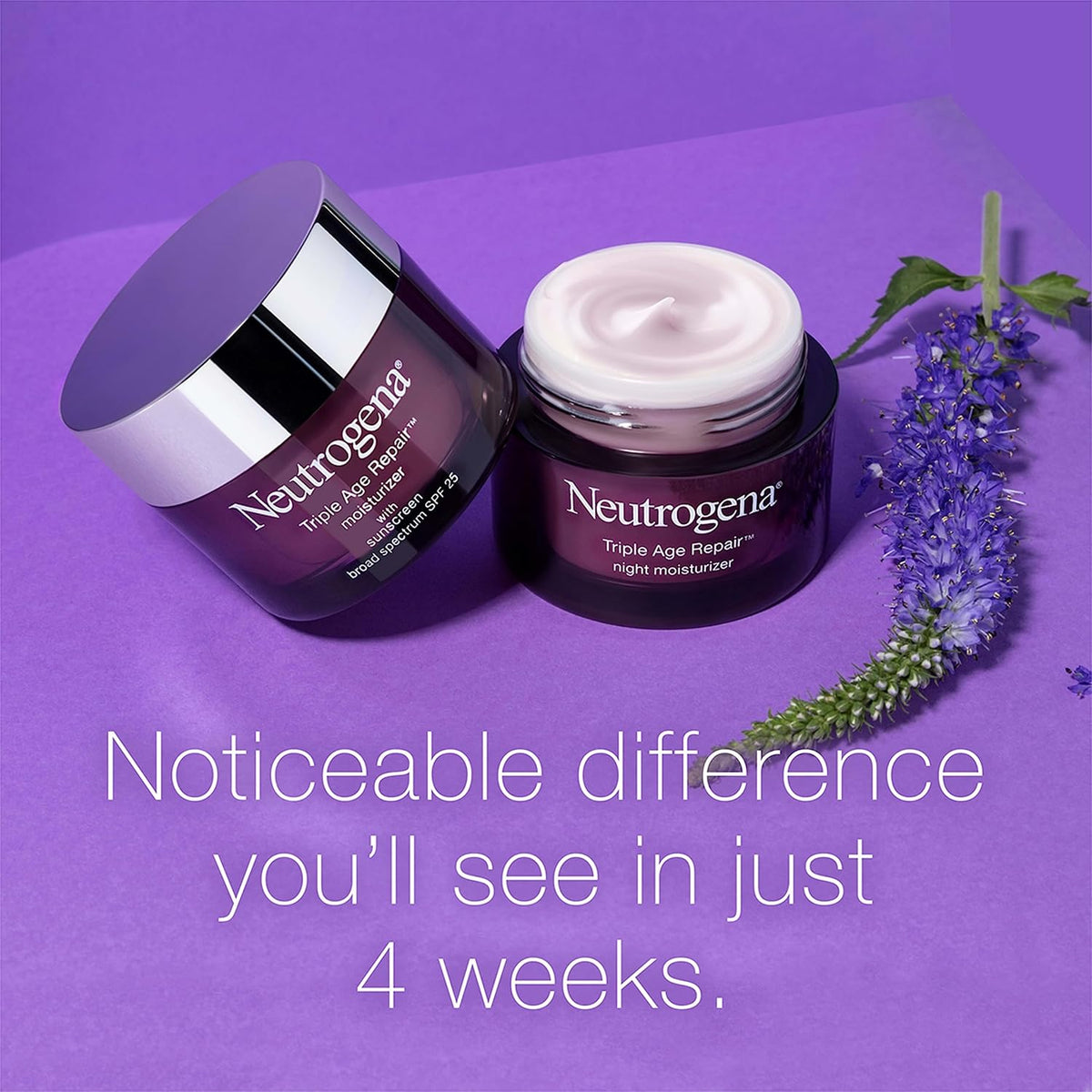 Neutrogena Triple Age Repair Face Moisturizer - with Hexinol Technology & Vitamin C, Anti-Wrinkle