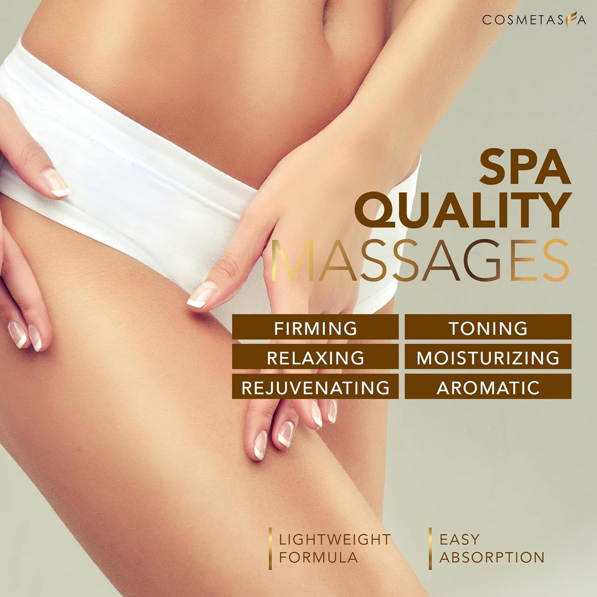 Cellulite Massage Oil with Collagen & Stem Cells- 100% Natural Anti Cellulite Oil, Assists with
