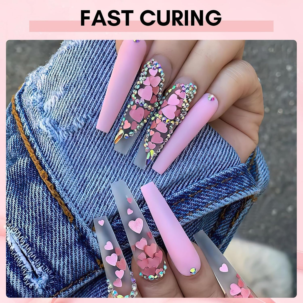 Makartt Nail Rhinestone Glue, Super Strong Gel Nail Glue for Rhinestones, 3D Art Design Charms and