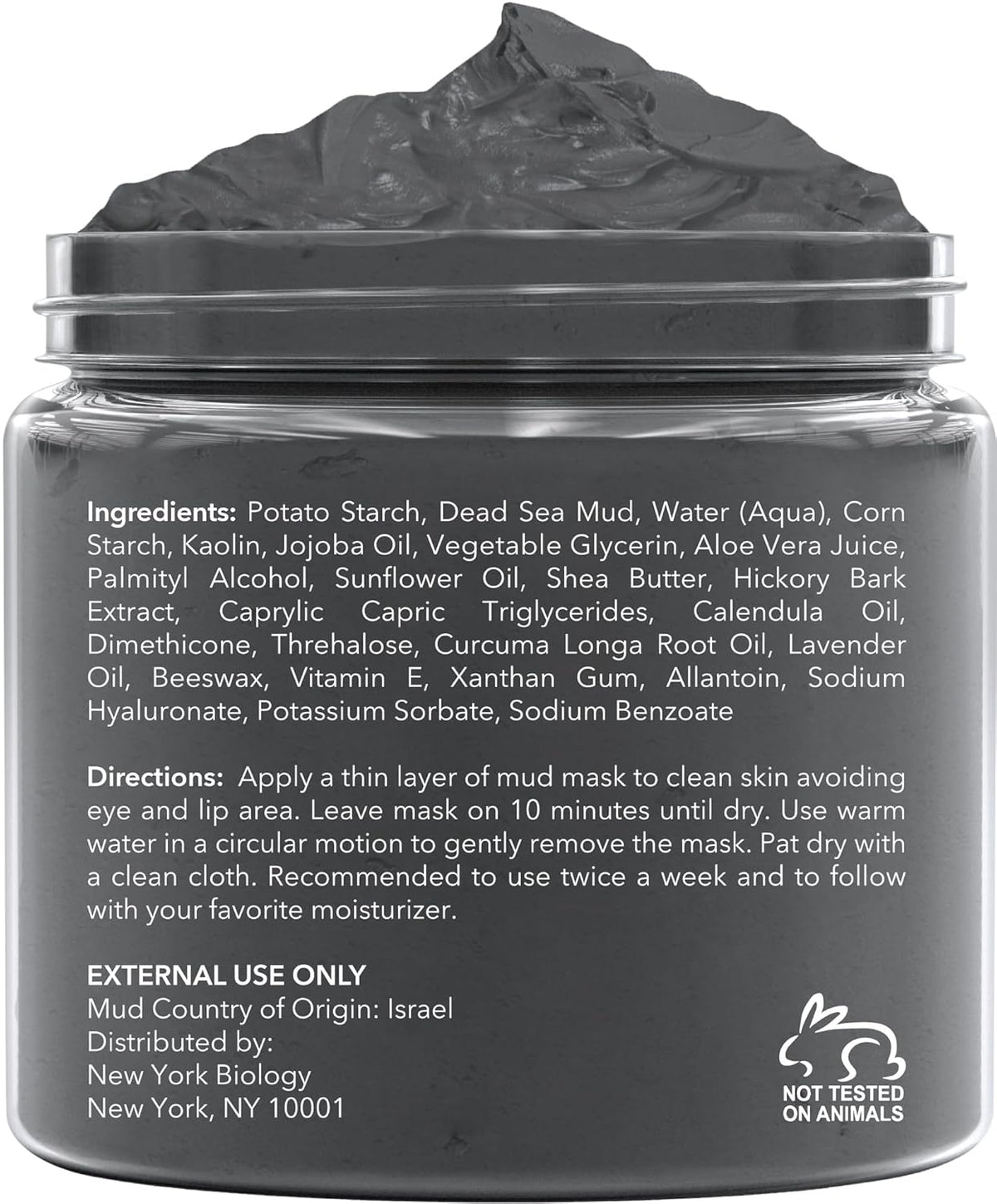 New York Biology Dead Sea Mud Mask for Face and Body | with Lavender | Spa Quality Pore Refiner for