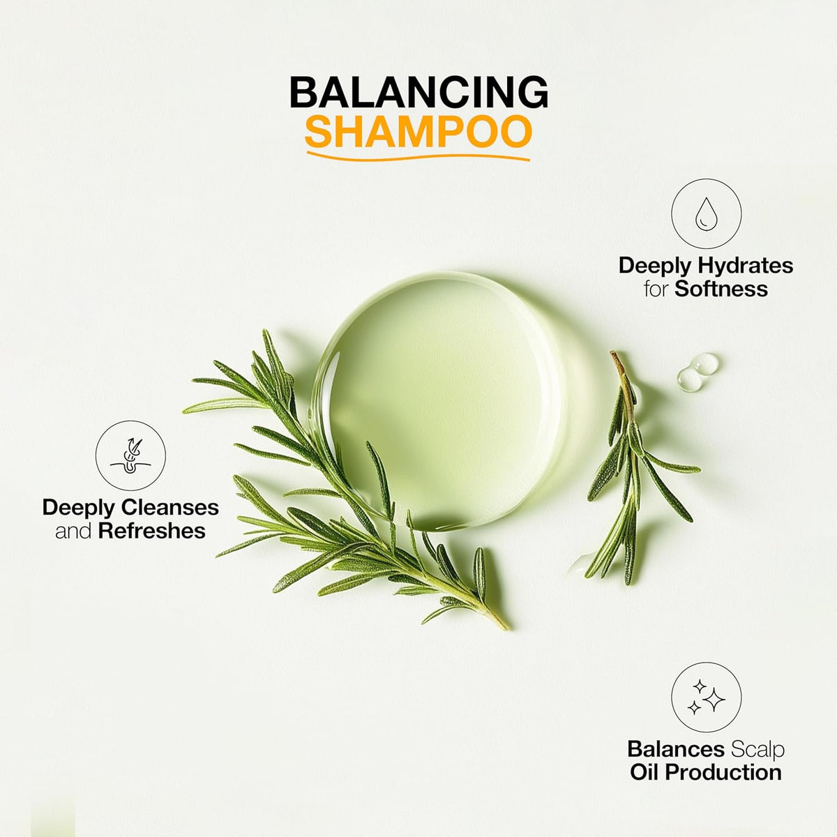 GK HAIR Balancing Shampoo Repairs Dry Damage For Oily Flaky Itchy Scalp Thinning Removes Impurities