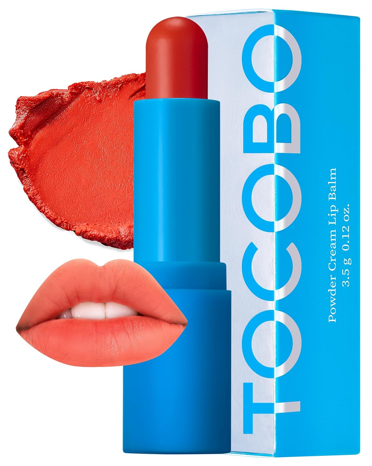 TOCOBO Powder Cream Lip Balm – Vegan Korean Soft Matte Lipstick Balm for Velvet Finish