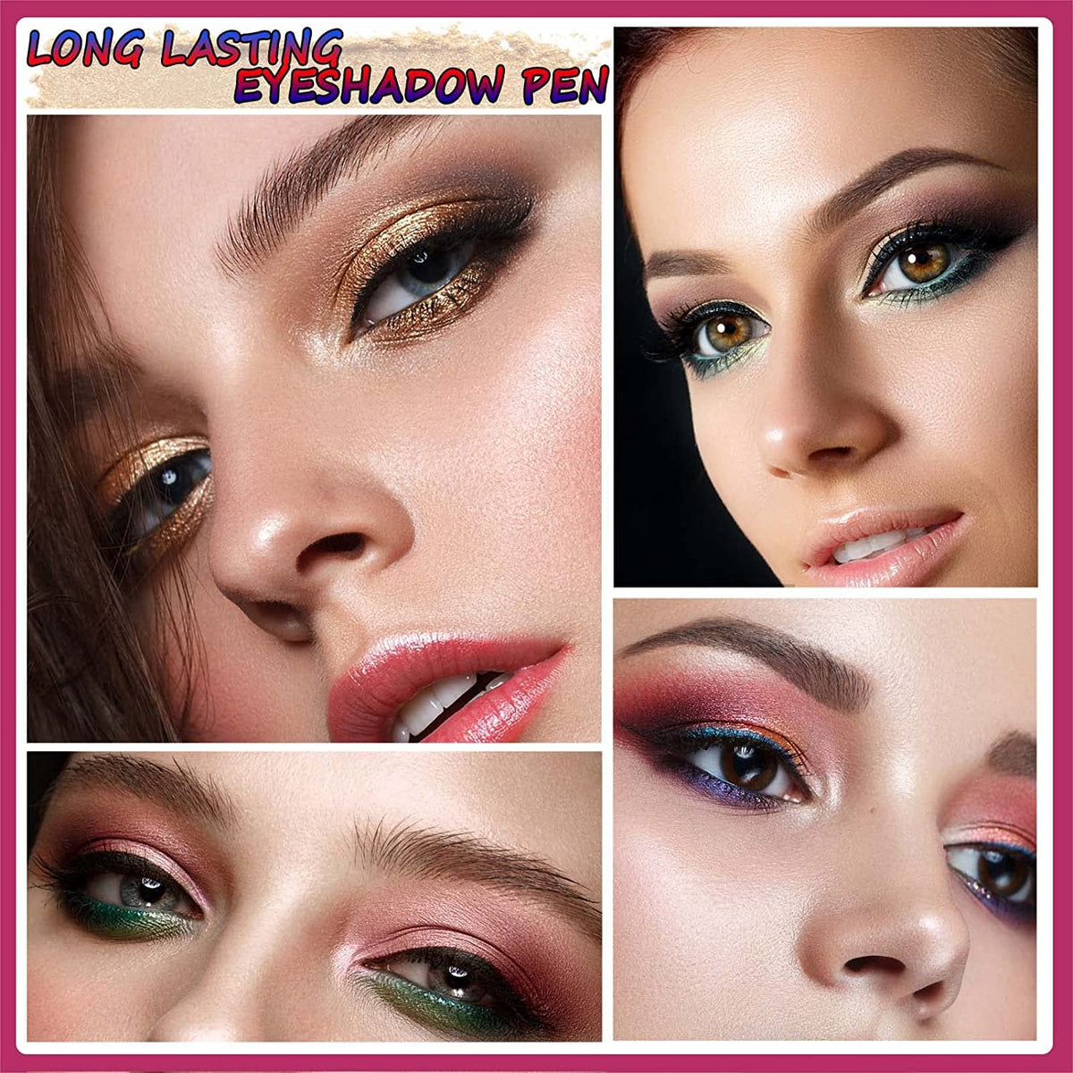 Rose Gold Eyeshadow Stick Makeup, Highlighter Matte Cream Eye Shadow Pencil, Waterproof