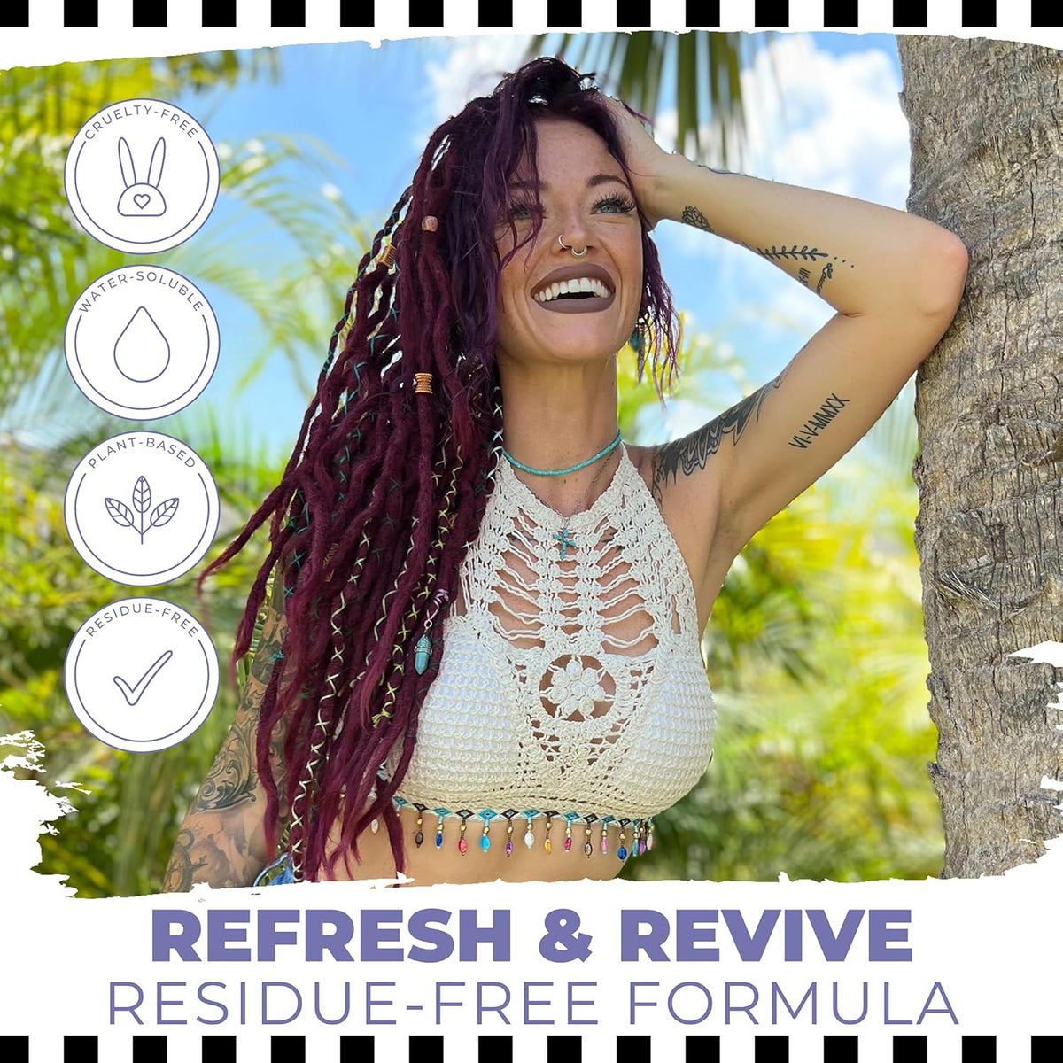 Dollylocks Refreshening Spray – Residue-Free Dreadlock Spray & Loc Moisturizer, Plant Based