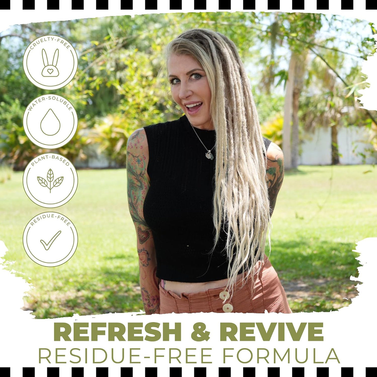 Dollylocks Refreshening Spray – Residue-Free Dreadlock & Loc Moisturizer Spray, Plant Based
