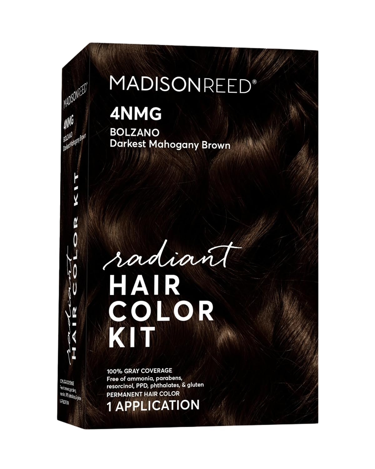 Madison Reed Radiant Hair Color Kit | 4NMG Darkest Chocolate Brown with Warm Mahogany Tones