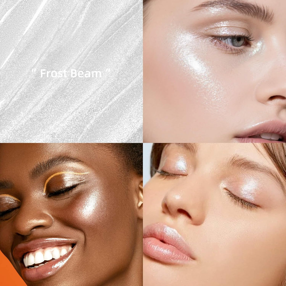 Shimmer Stick for Eyes, Lips, Face and Body Cream Highlight Eyeshadow, Multi-Use Diamond Like