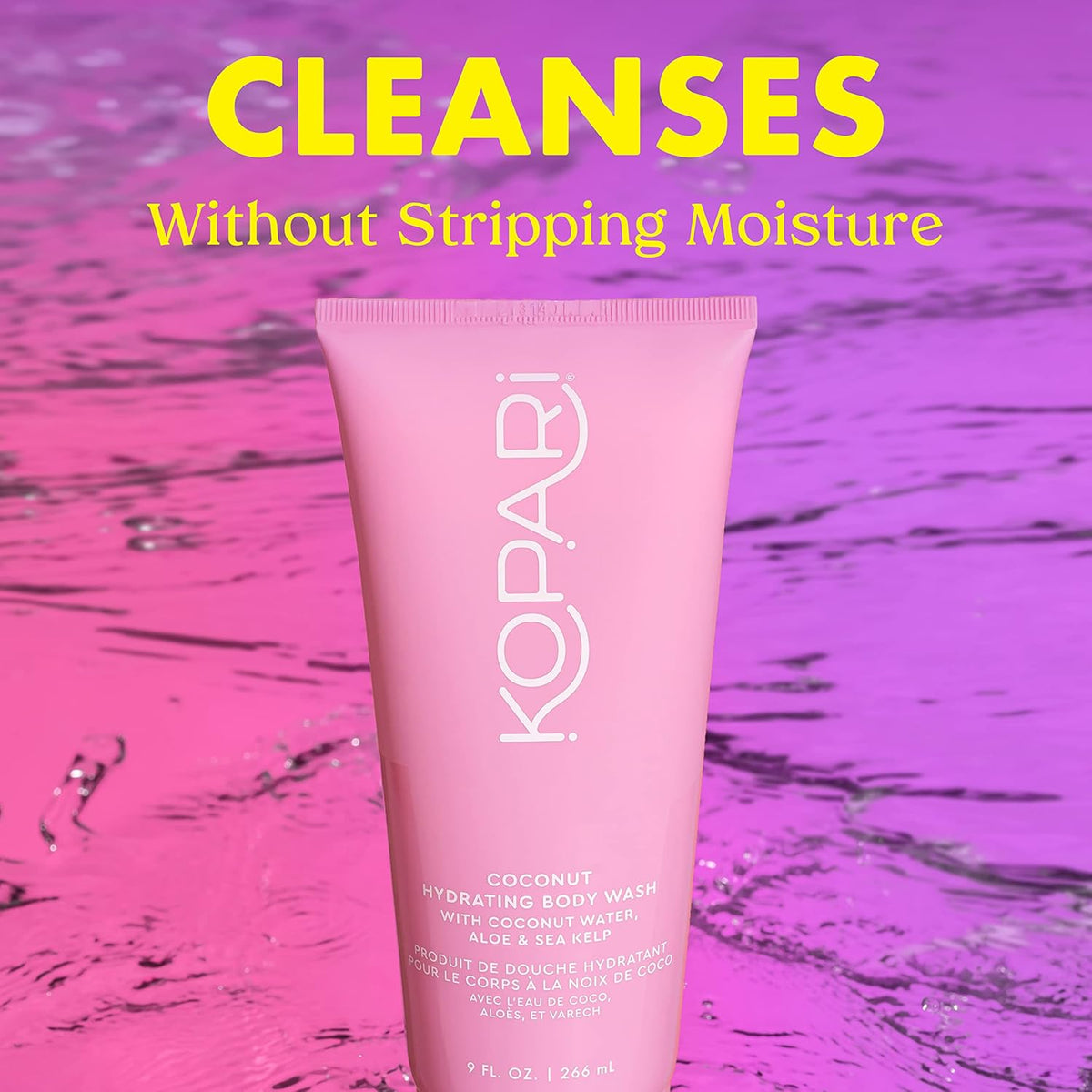 Kopari Hydrating Body Wash - Non-Toxic, Paraben Free, Gluten Free & Cruelty Free - Made with