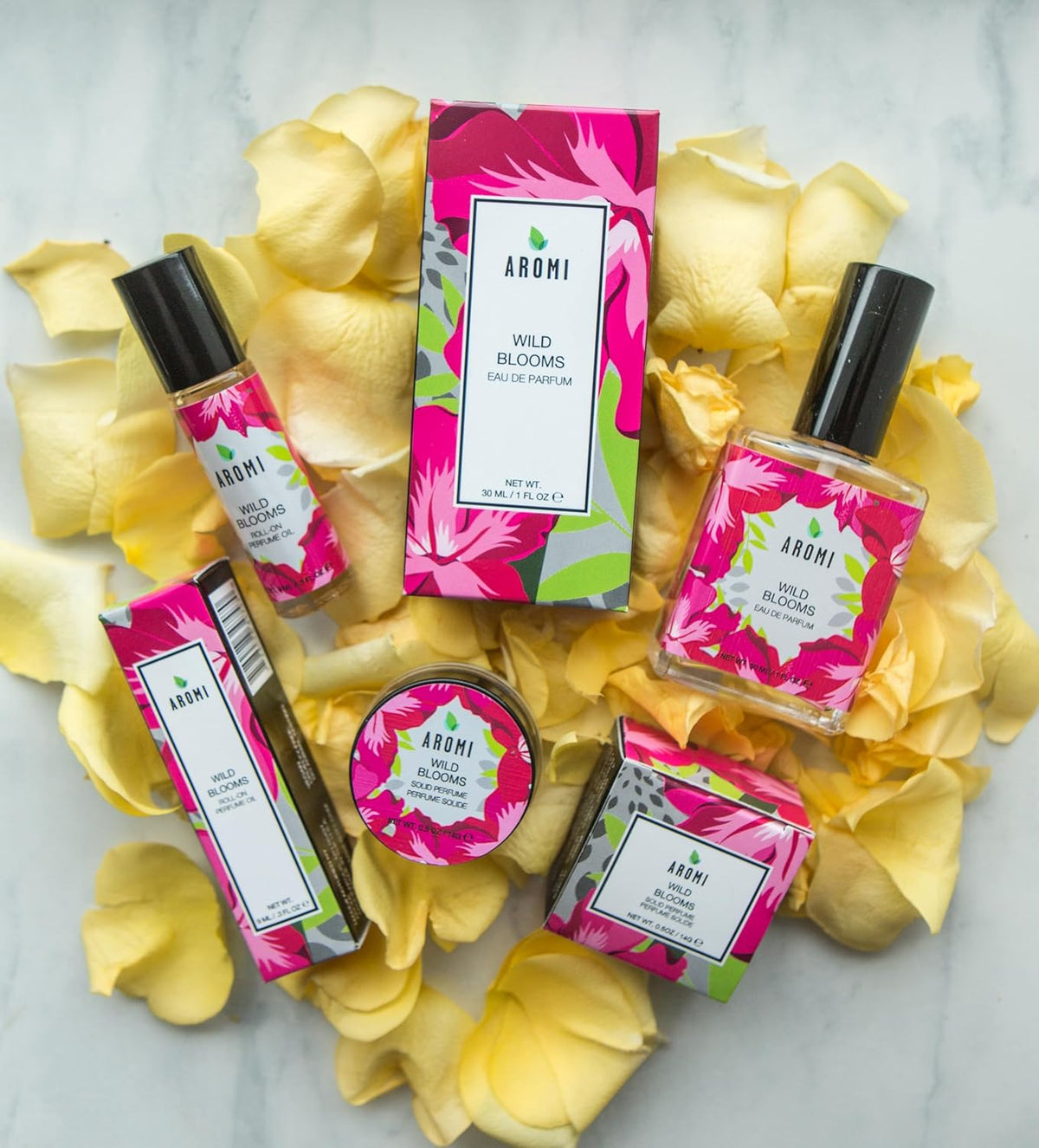 Aromi Solid Perfume | Floral Fragrance, Vegan, Cruelty-free, Travel, Women’s Gift, Peony, Orange