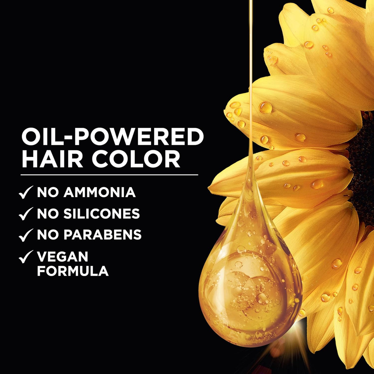 Garnier Hair Color Olia Ammonia-Free Brilliant Color Oil-Rich Permanent Hair Dye, 4.60 Dark Intense