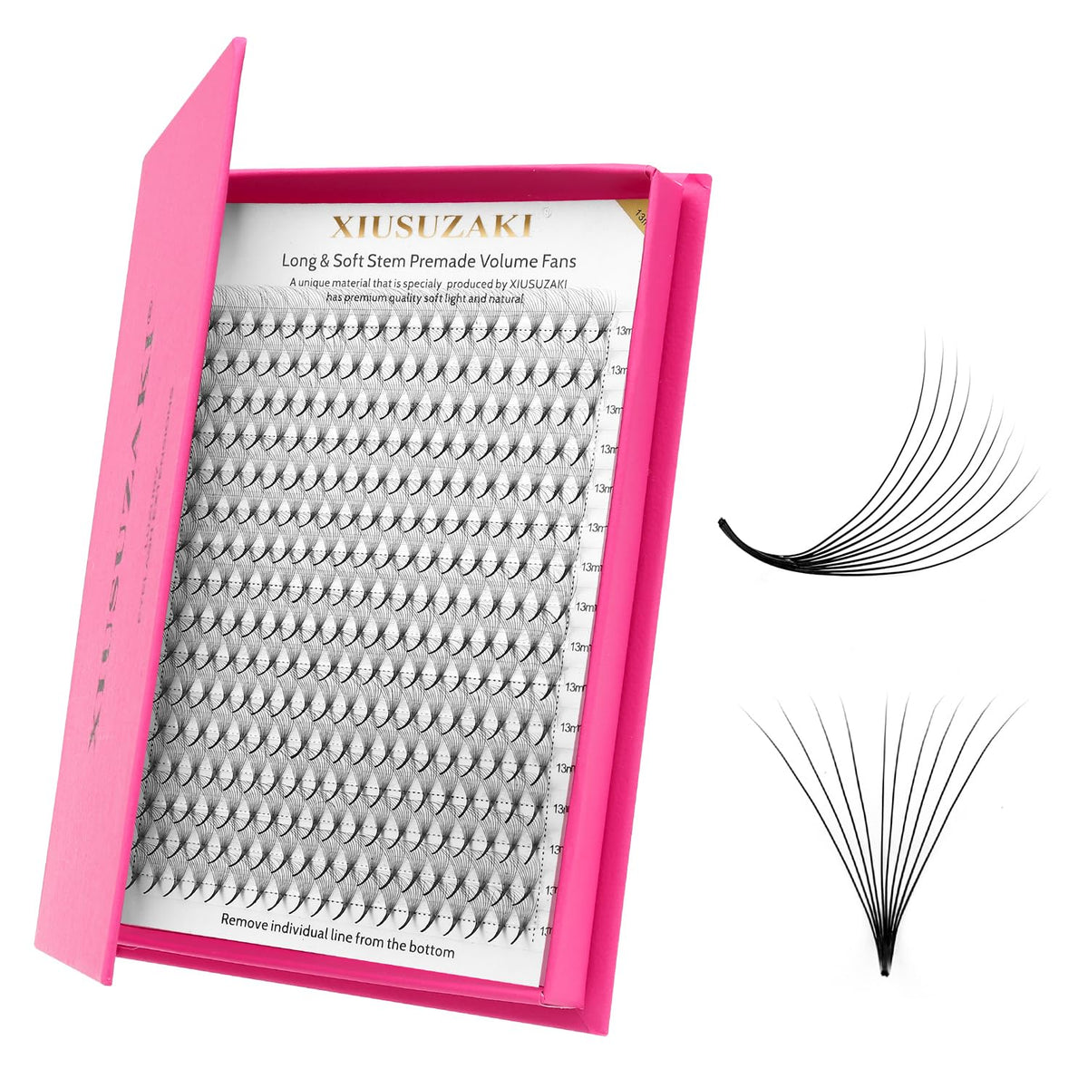 Premade Fans Eyelash Extensions 10D Volume Lash Extensions 0.07 Thickness Eyelash Extension D Curl