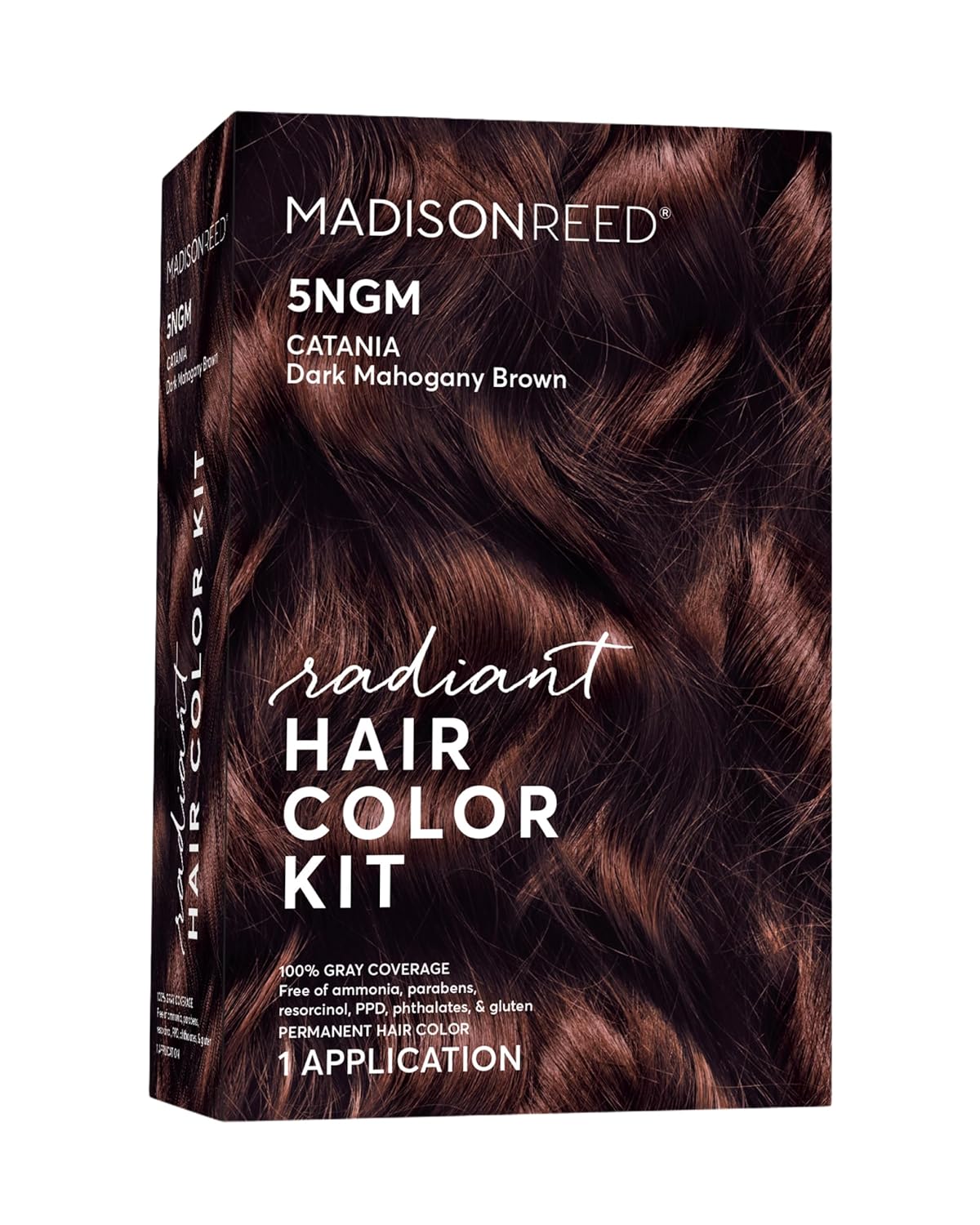 Madison Reed Radiant Hair Color Kit | 5NGM Dark Cinnamon Brown with Gold Mahogany Tones (Catania
