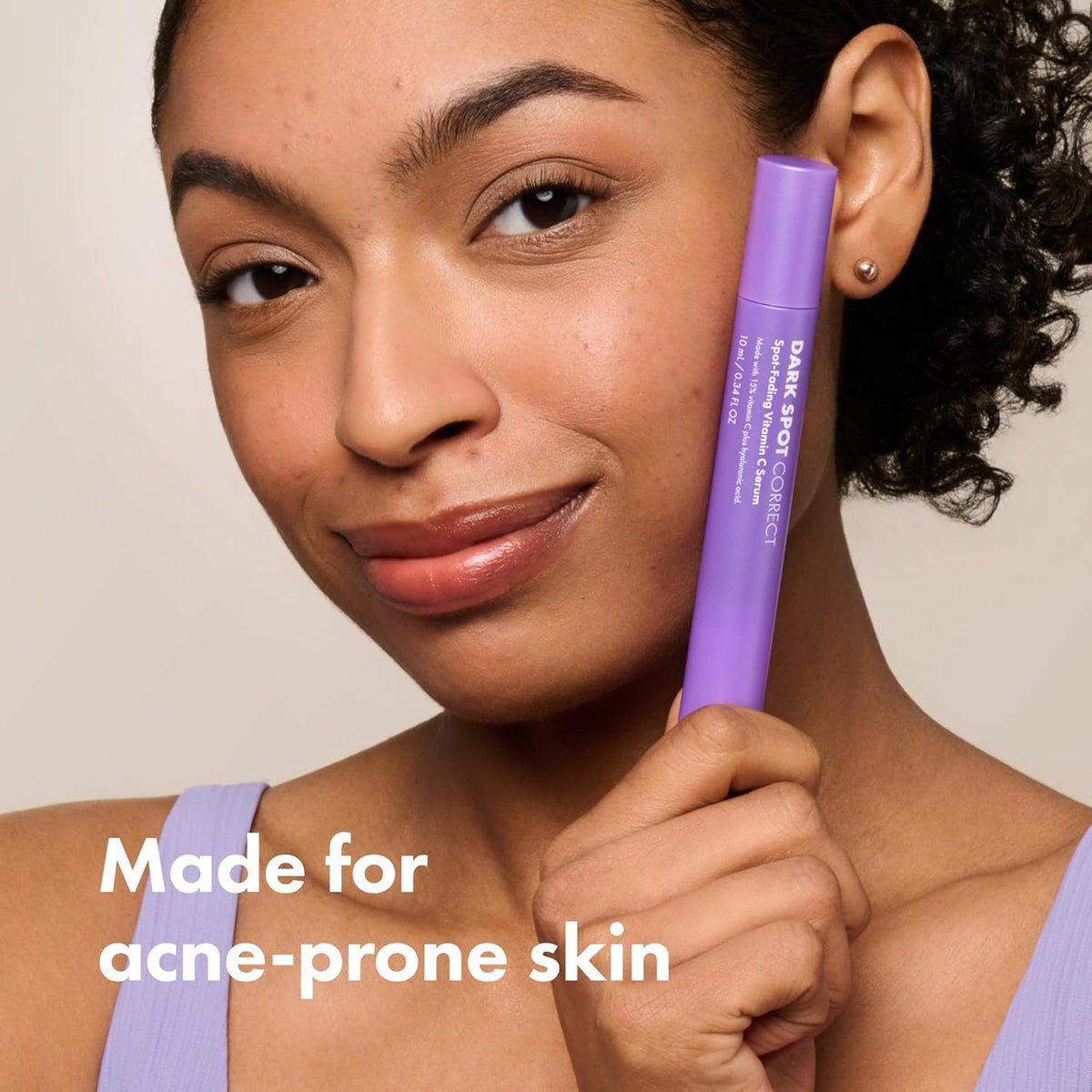 Hero Cosmetics Dark Spot Correct Spot-Fading 15% Vitamin C plus Hyaluronic Acid Serum. Improves the