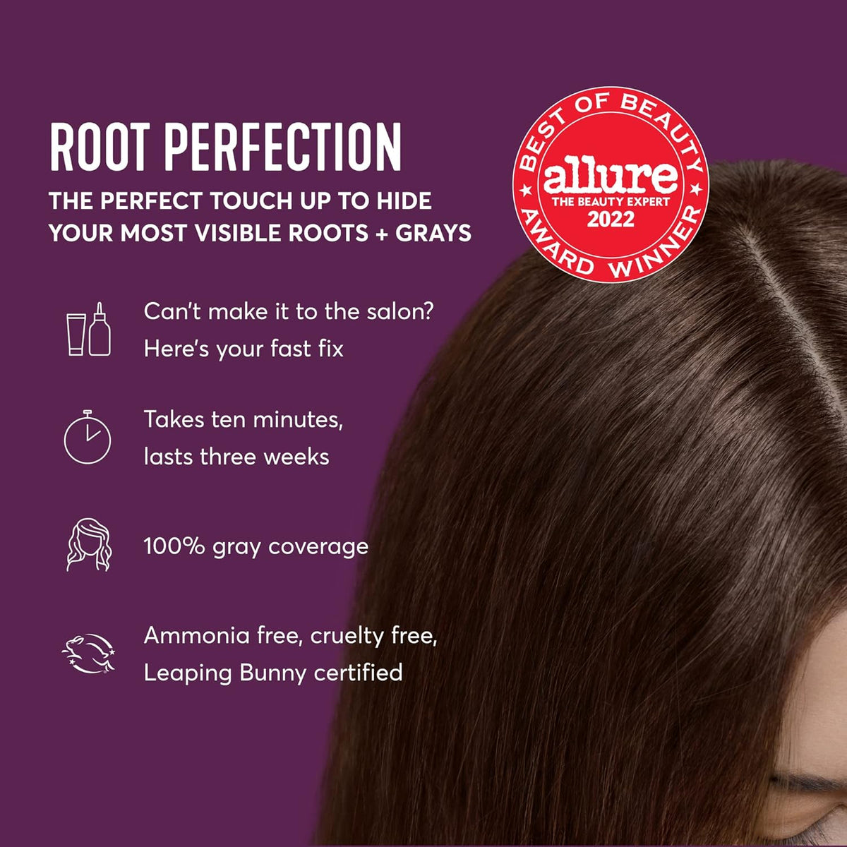 Madison Reed Root Perfection Permanent Root Touch Up, Medium Brown 6N Savoca, 10 Minutes for 100%