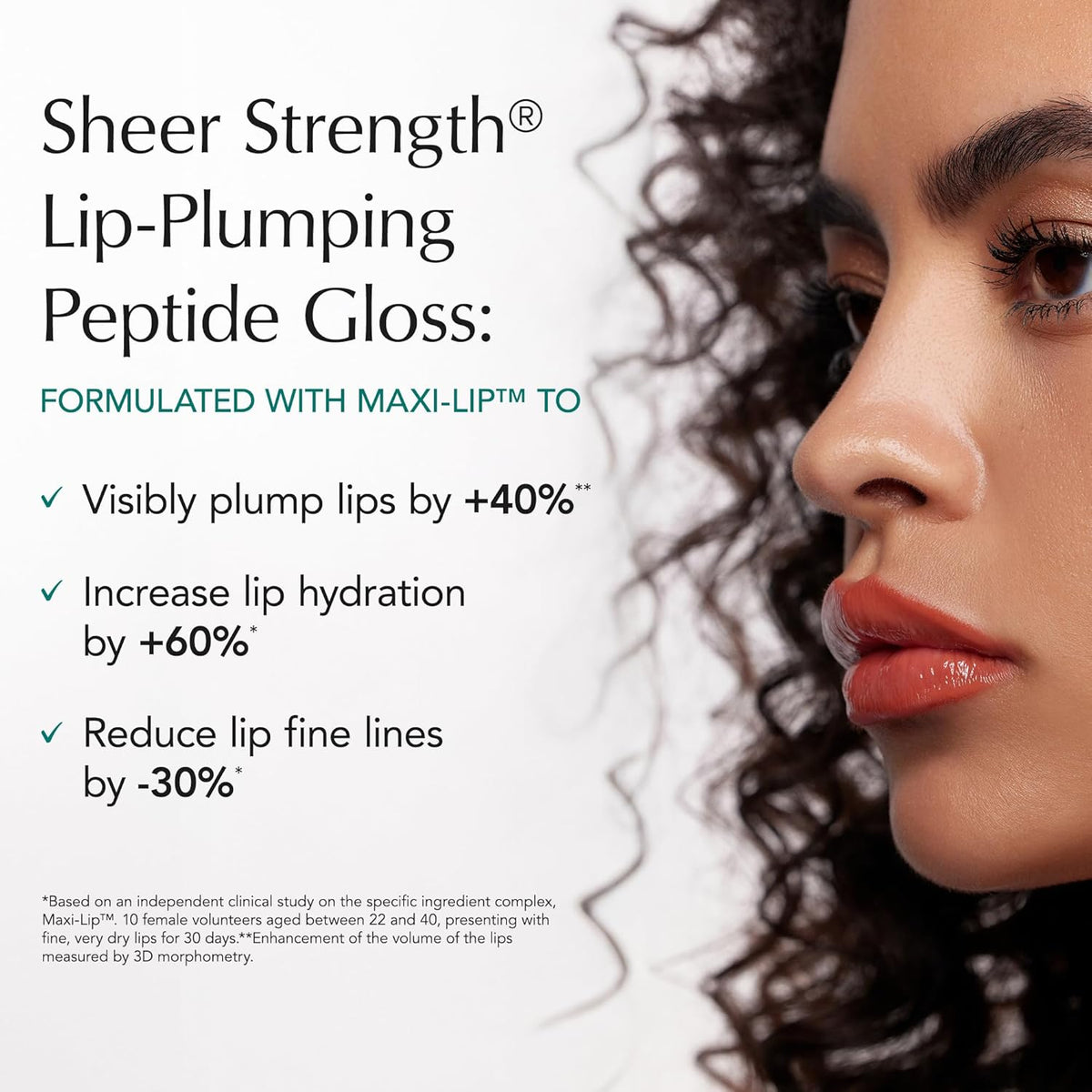 Thrive Causemetics Sheer Strength Lip Plumping Peptide Gloss, Lip Plumper with Vitamin E, Peptides