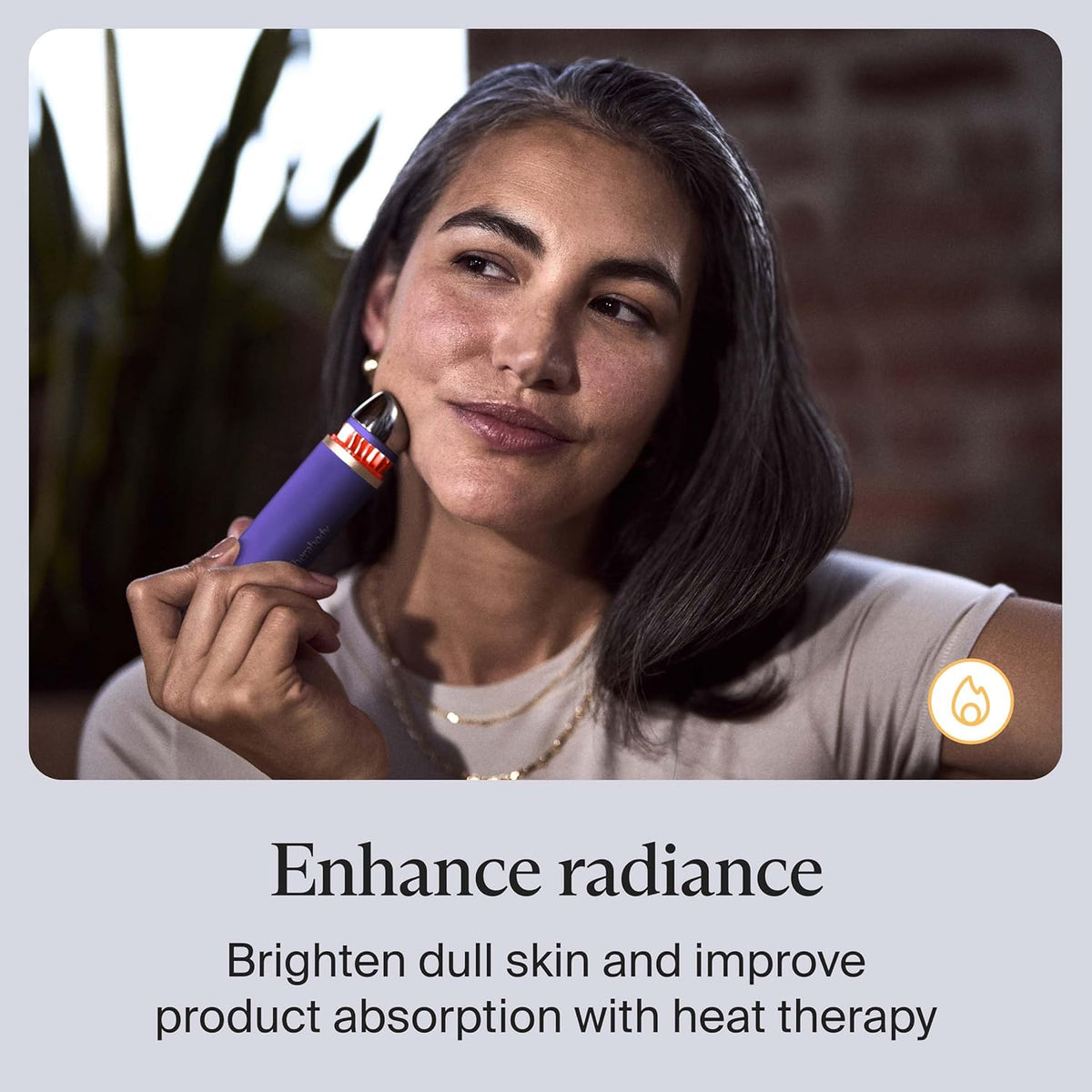 Therabody TheraFace Depuffing Wand – Cold and Heat Skincare Treatment to Depuff and Glow; Beauty