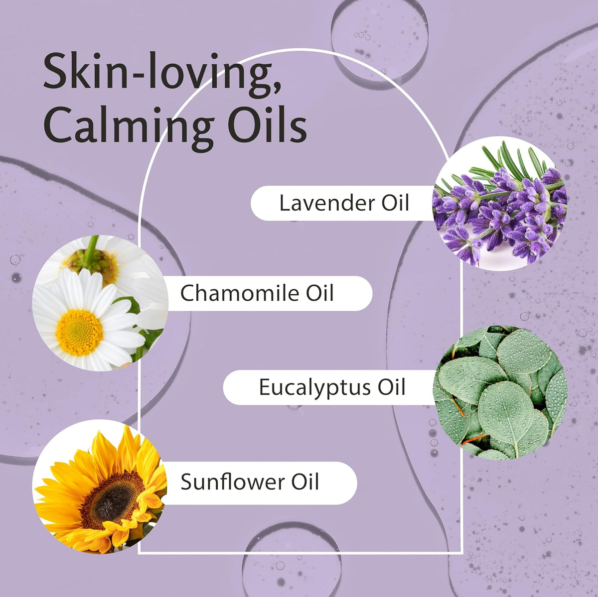 Lavender Massage Oil with Collagen and Stem Cells - Skin Firming Therapy Oil for Cellulite and
