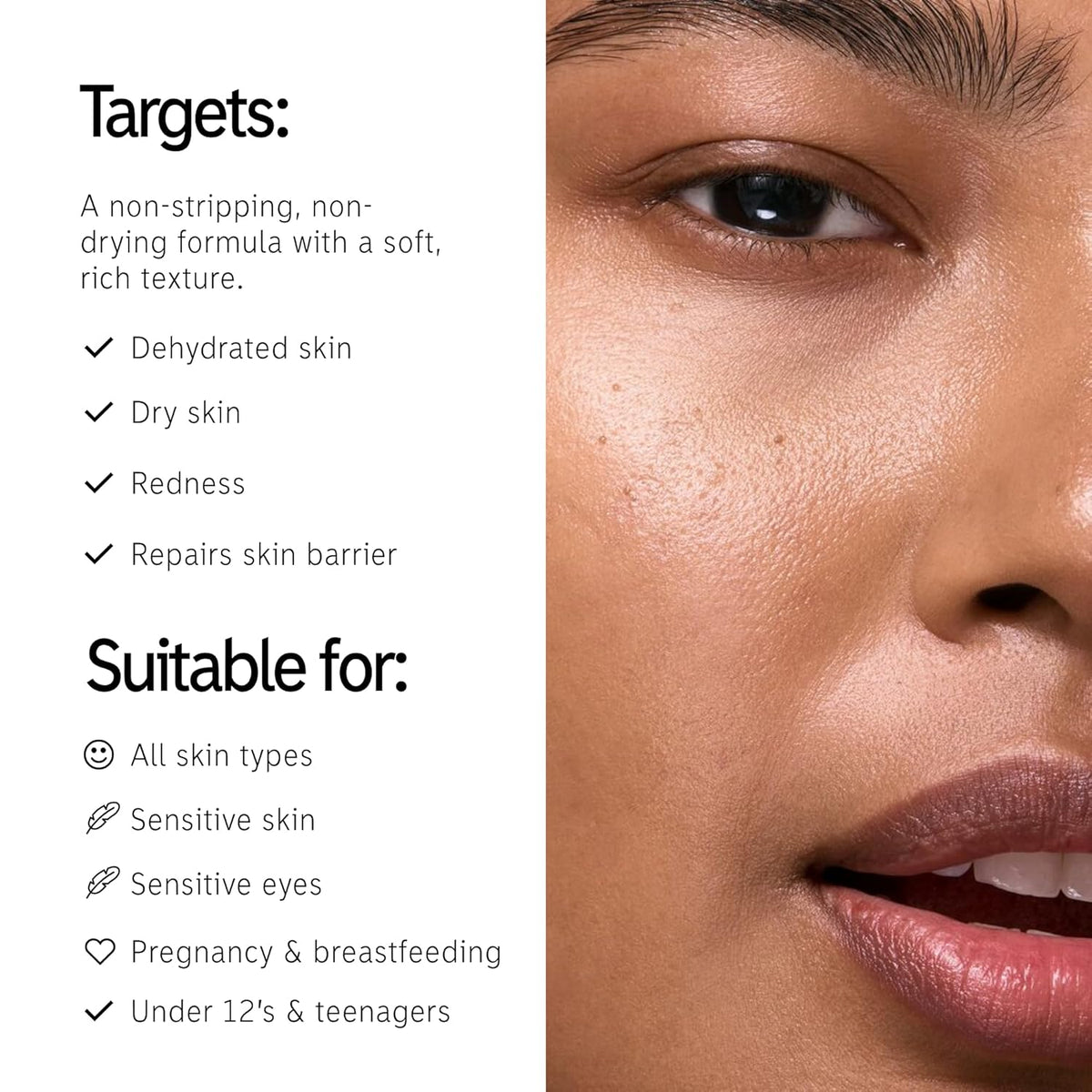 The INKEY List Mini Oat Cleansing Balm, Rich Balm Removes Makeup and Impurities, Reduces Redness