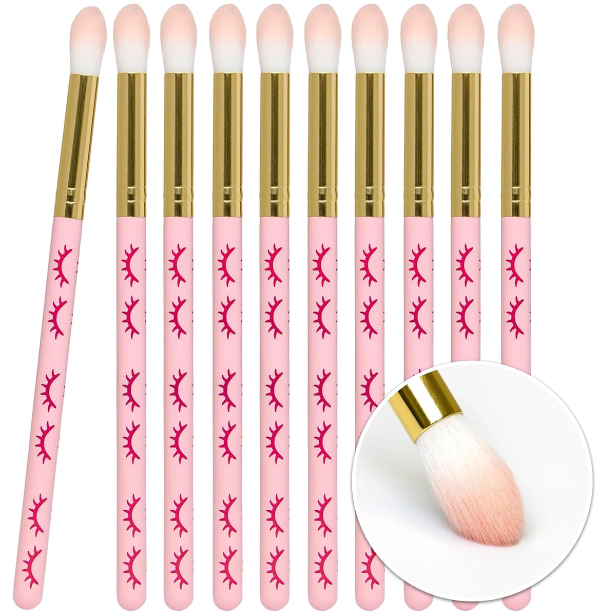 CURACORO Lash Shampoo Brushes Set, Eyelash Cleansing Brush For Cleansing Eyelash Extension, Soft