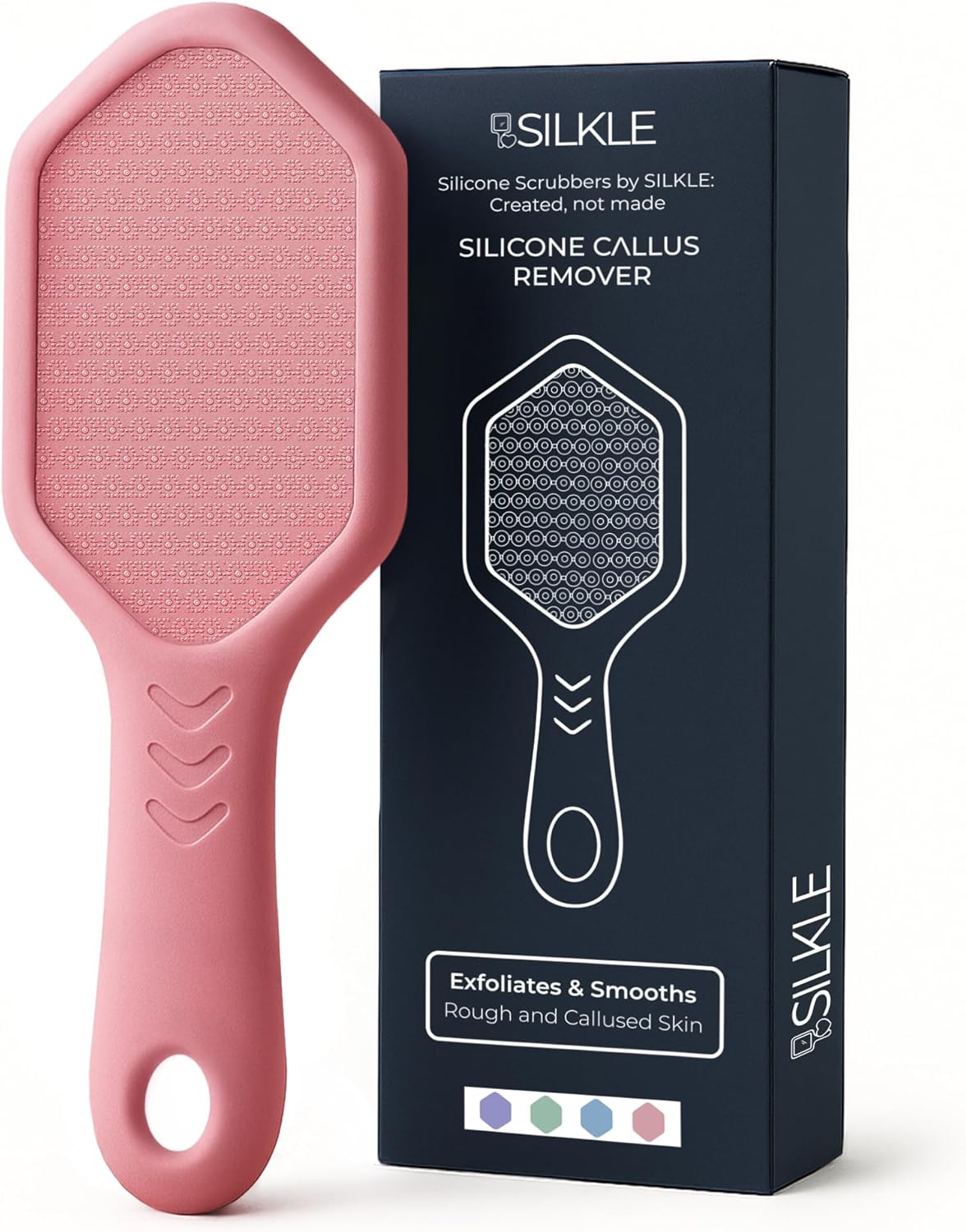 Silicone Foot Callus Remover - Nano Glass Foot File for Dead Skin and Cracked Heels - Callus