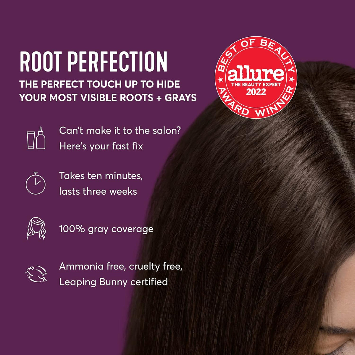 Madison Reed Root Perfection Permanent Root Touch Up, Dark Brown 5N Calabria, 10 Minutes for 100%