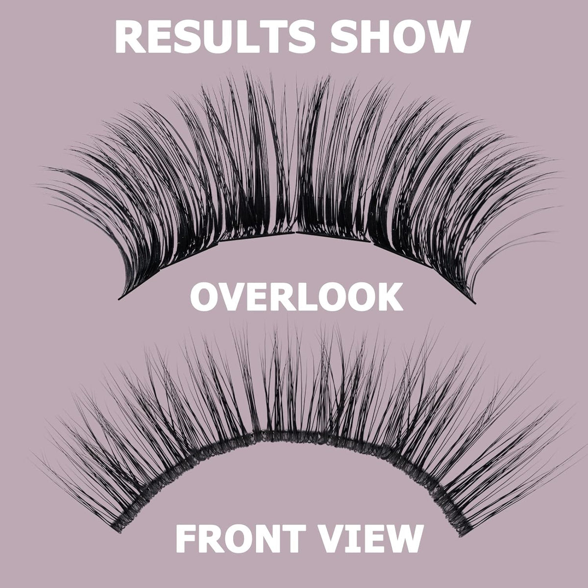 QUEWEL Cluster Lashes 72 Pcs Wide Stem Individual Lashes C/D Curl 8-16mm Length DIY Eyelash