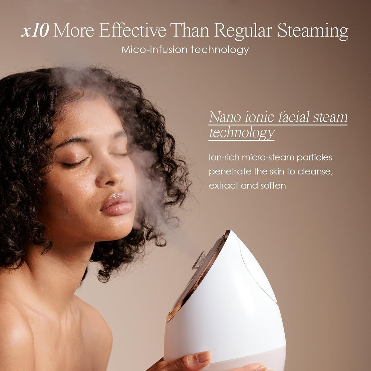 Sensa | Nano Ionic Facial Steamer by Project E Beauty | Deep Pore Cleansing | Warm Mist Sprayer |
