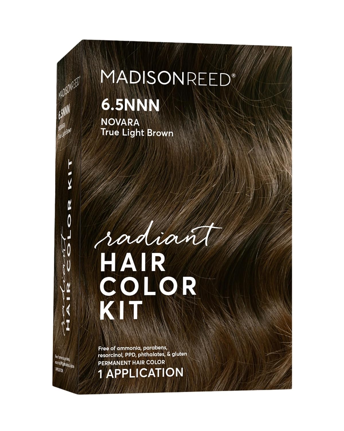 Madison Reed Radiant Hair Color Kit | 6.5NNN Brown with Warm Golden Undertones (Novara Light Brown)