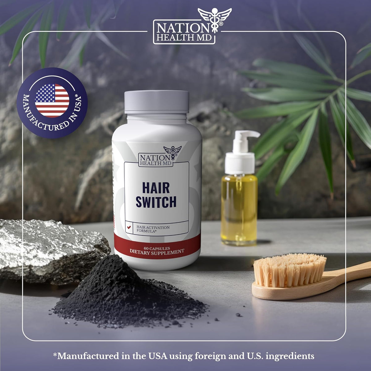 Hair Switch - Supplements for Hair and Scalp - Biotin, Zinc, Selenium, and More - Hair Activation