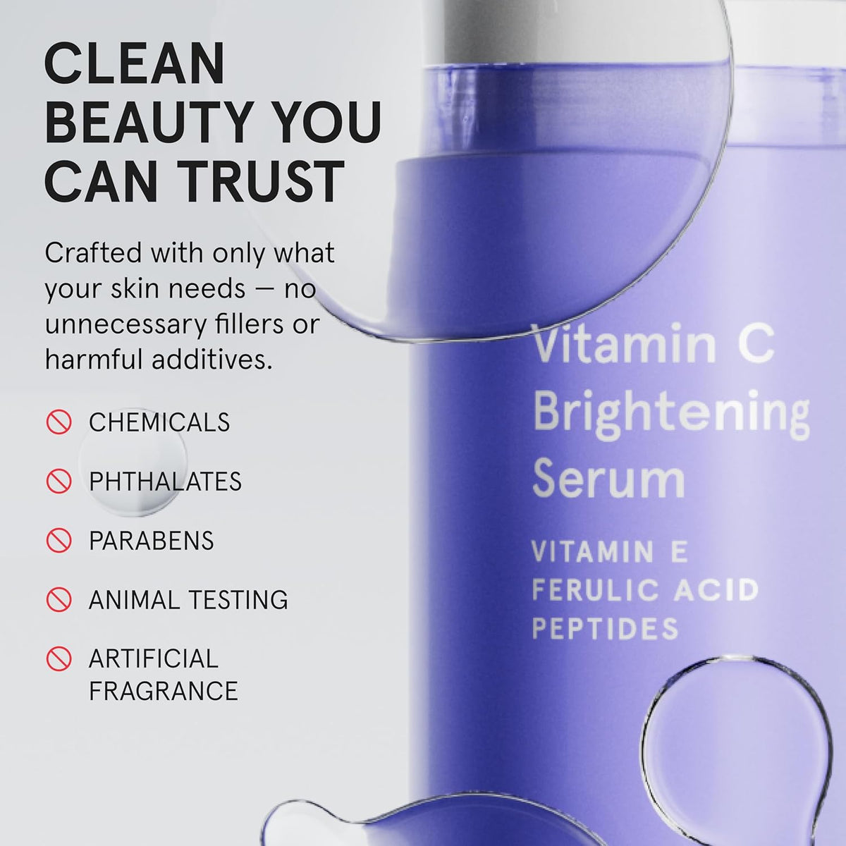 iRestore Vitamin C Brightening Serum – Anti Aging Face Serum with 15% Ascorbic Acid, Vitamin E